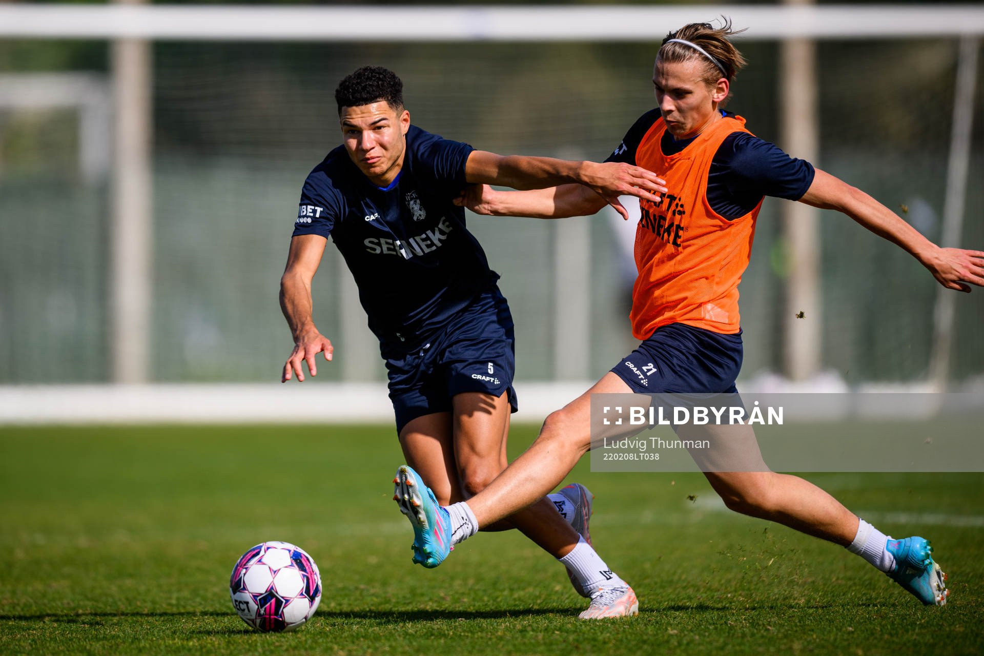 Alexander Jallow och Noah Alexandersson