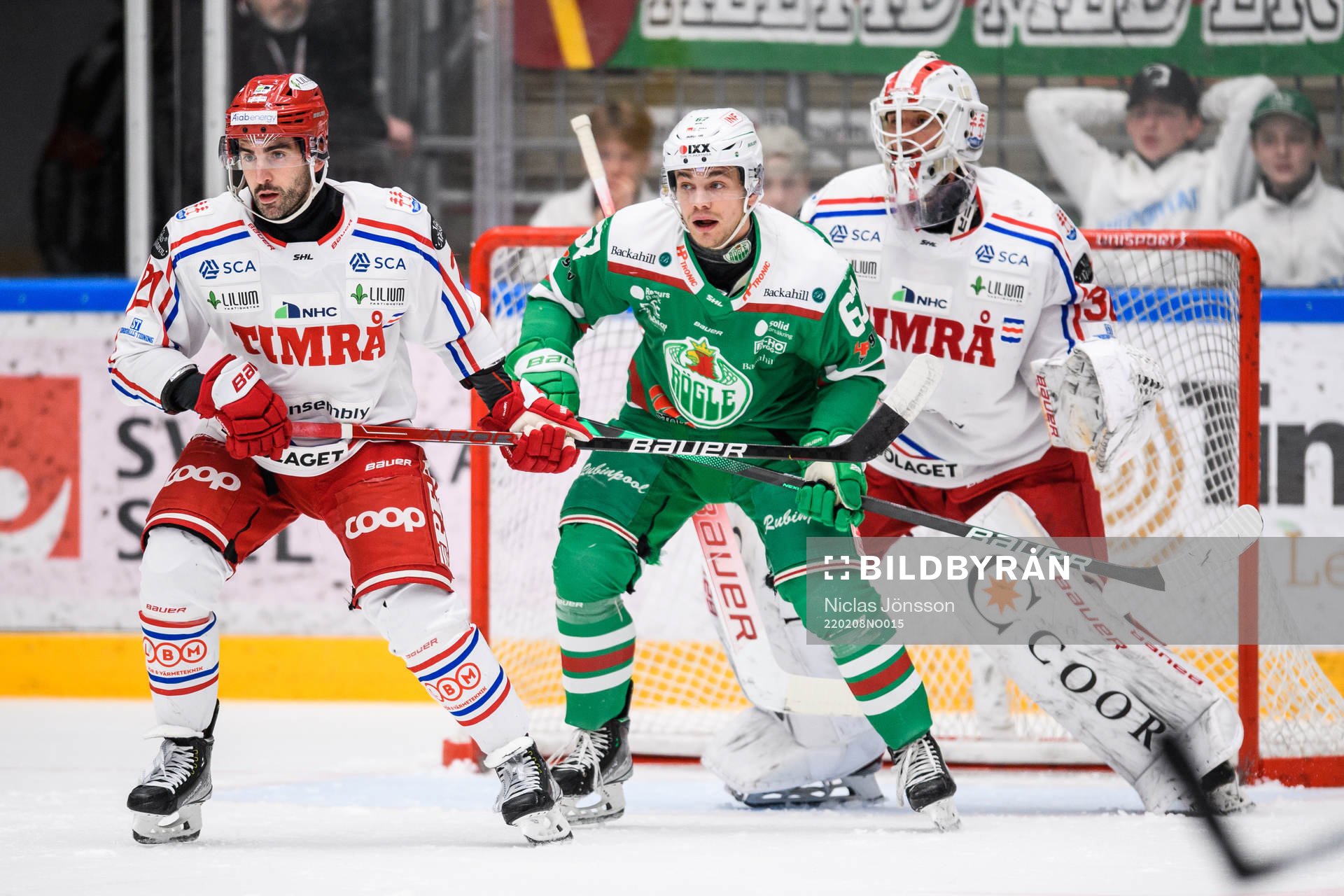 Timrås Joey LaLeggia och Rögles Leon Bristedt