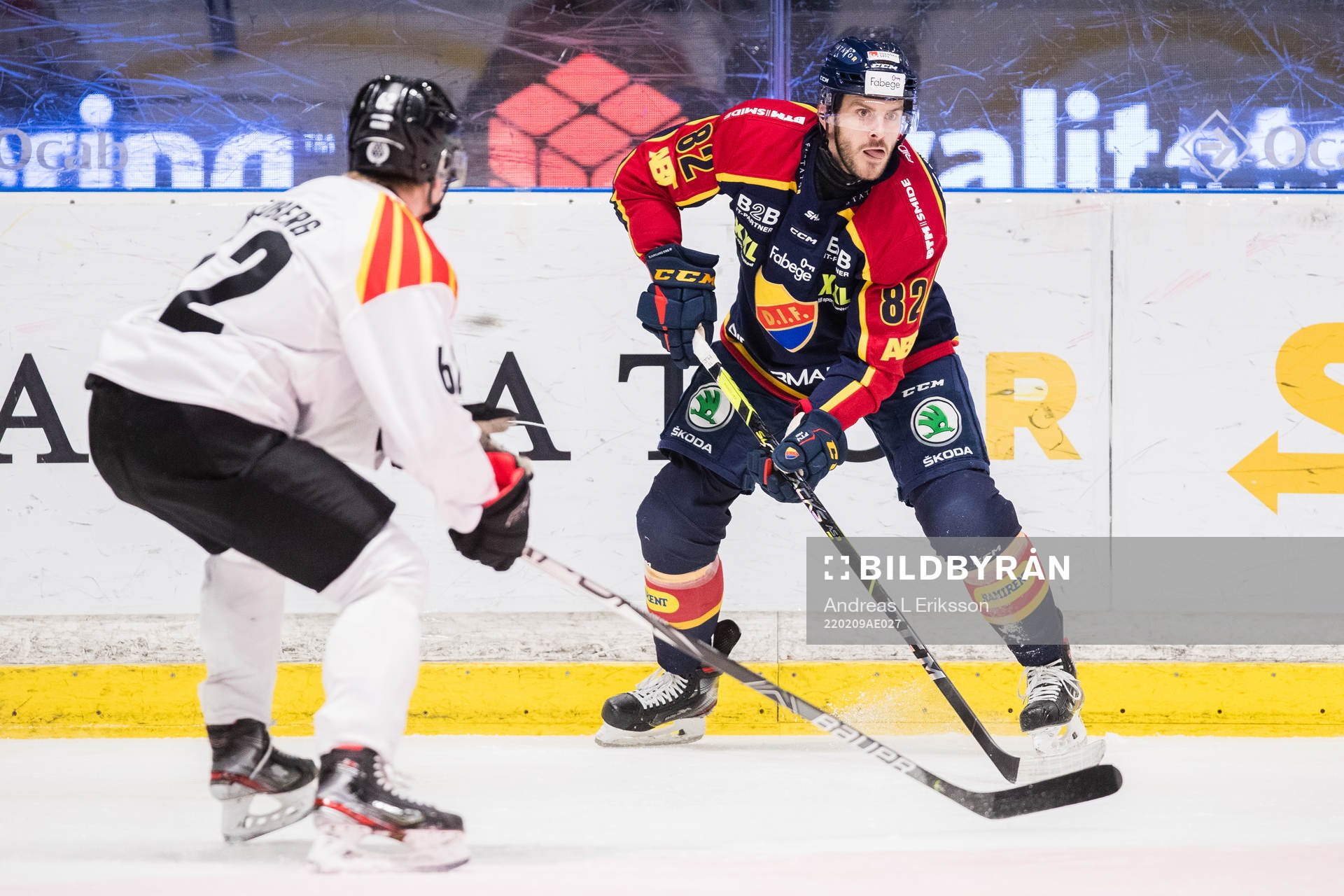 Brynäs Tom Hedberg och Djurgårdens Paul Carey