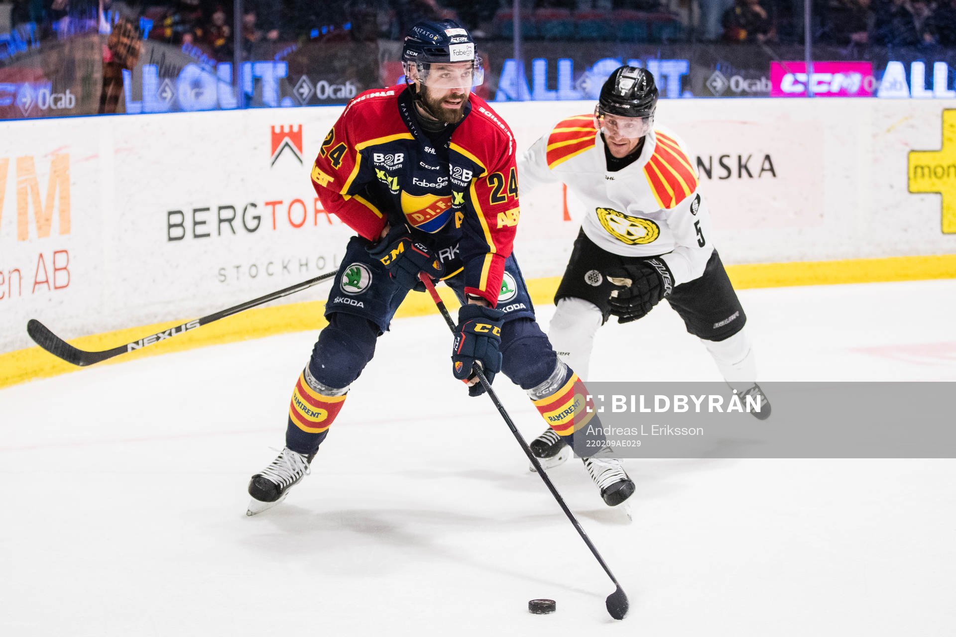 Djurgårdens Ludvig Rensfeldt och Brynäs Chay Genoway