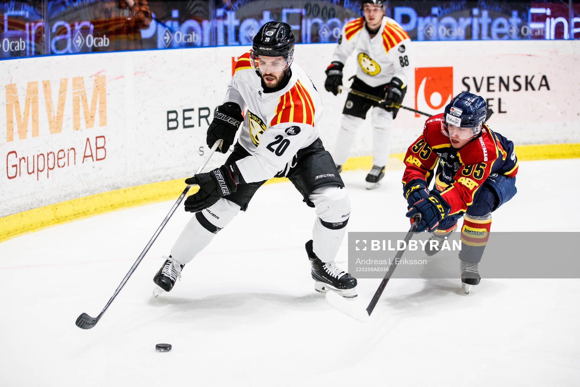 Brynäs Oula Palve och Djurgårdens Josef Ingman