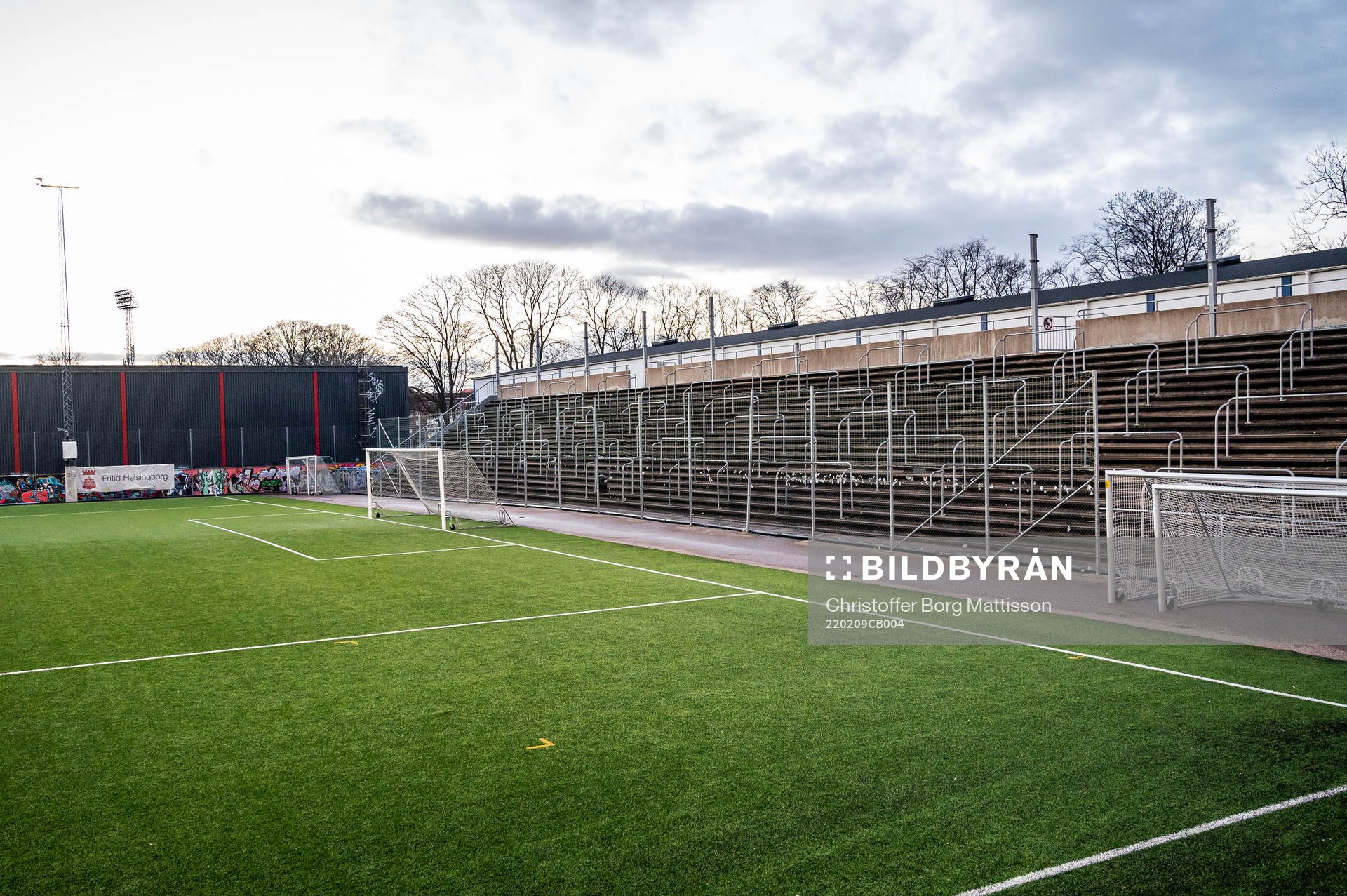 Interiör vy över Olympiafältet Plan 10