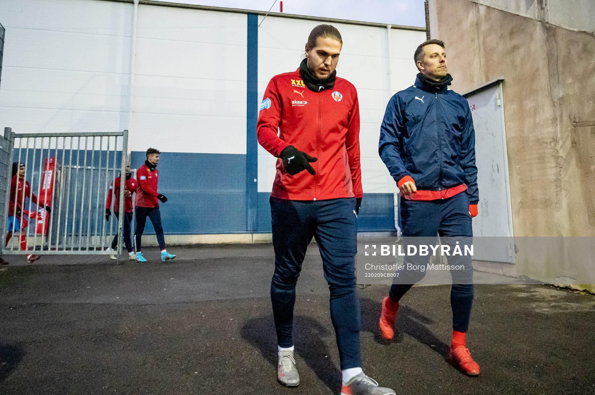 Helsingborgs Charlie Weberg och Viktor Lundberg