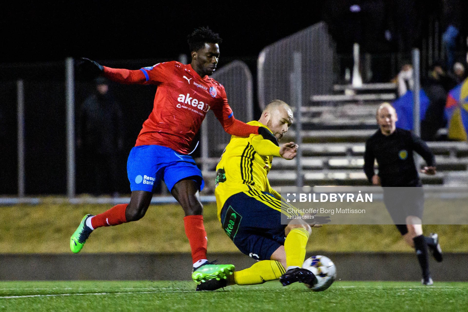 Helsingborgs Benjamin Acquah och Ängelholms Christian