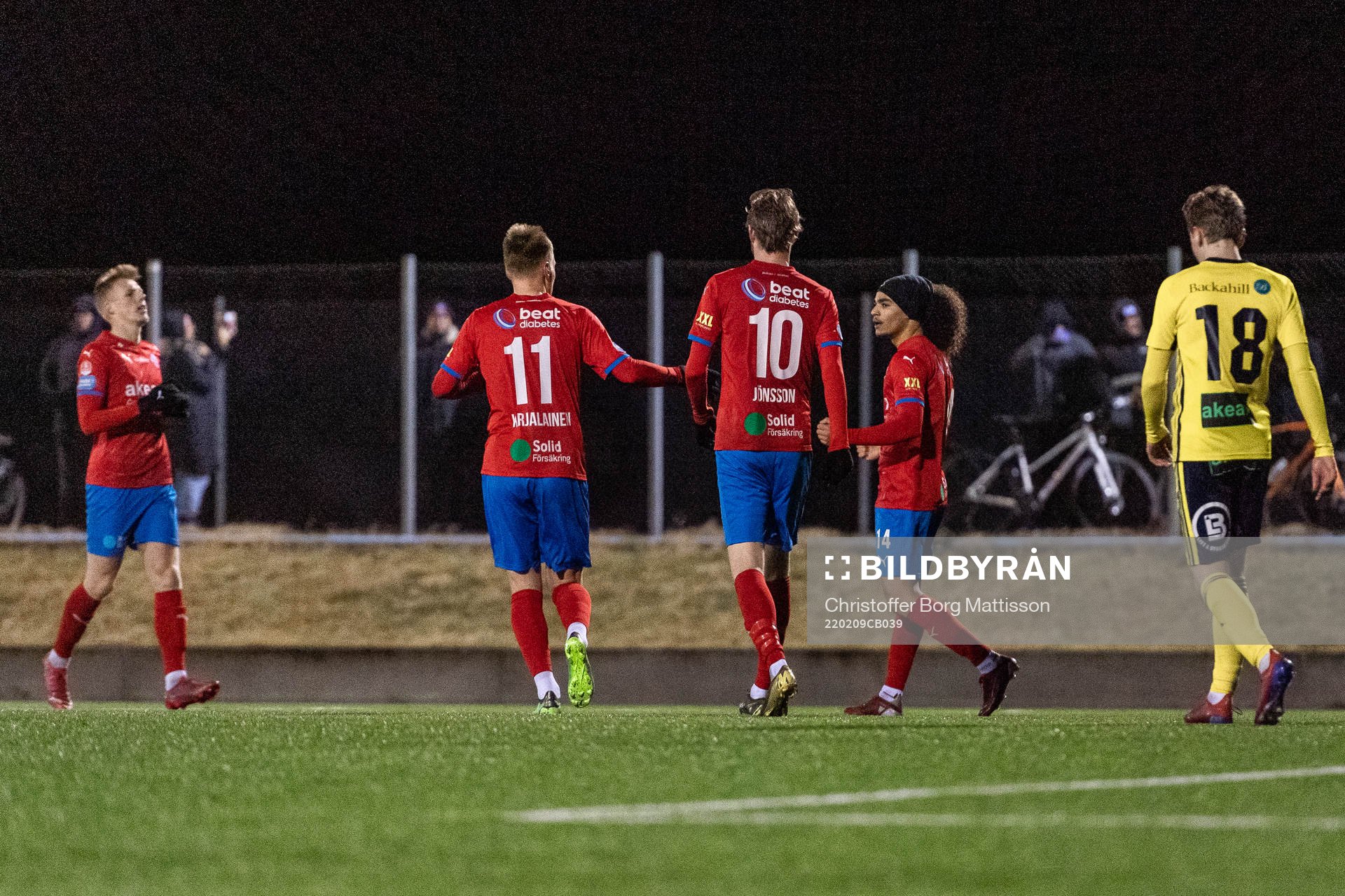 Helsingborgs Adam Kaied jublar