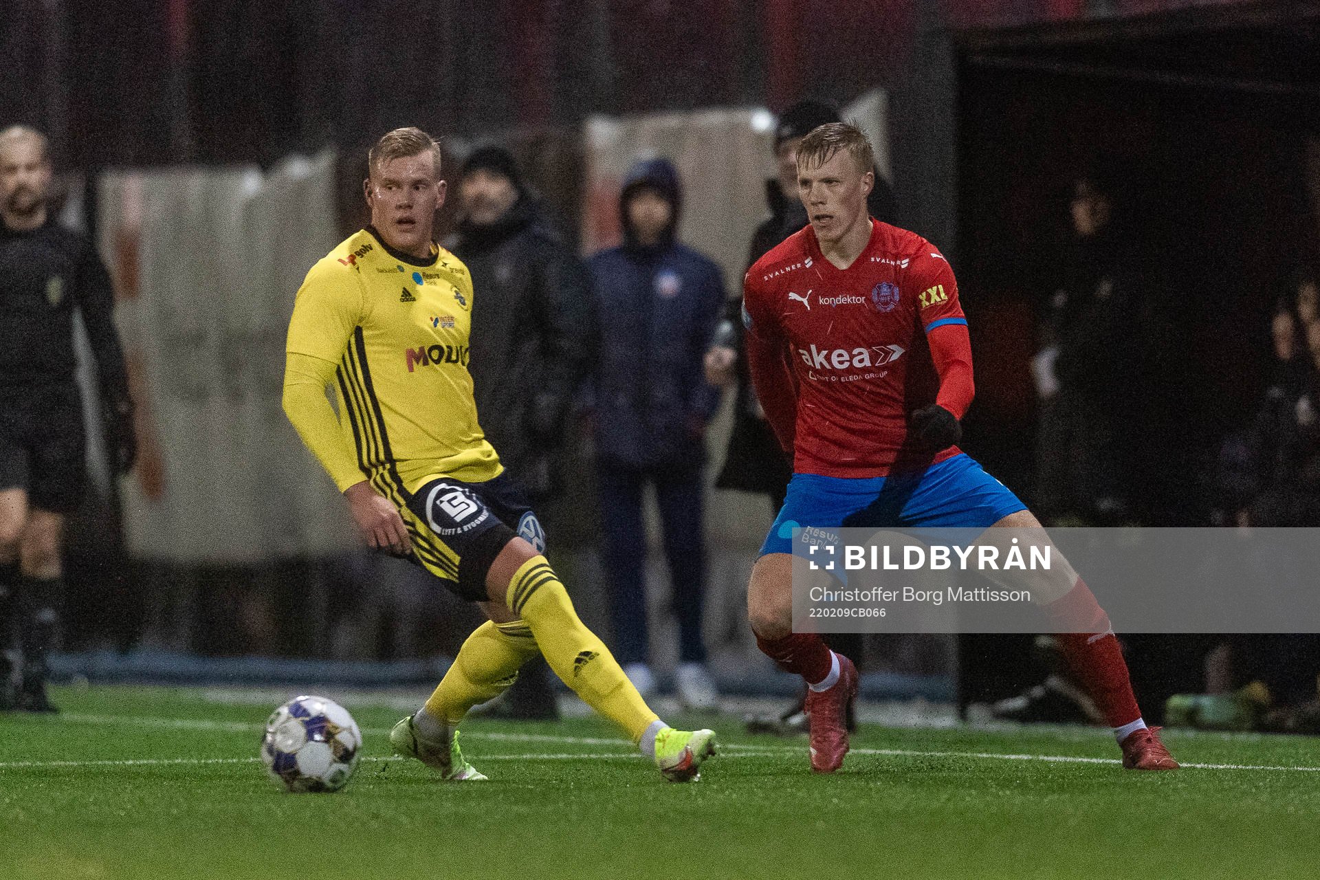 Ängelholms Emil Håkansson och Helsingborgs Emil Hellman