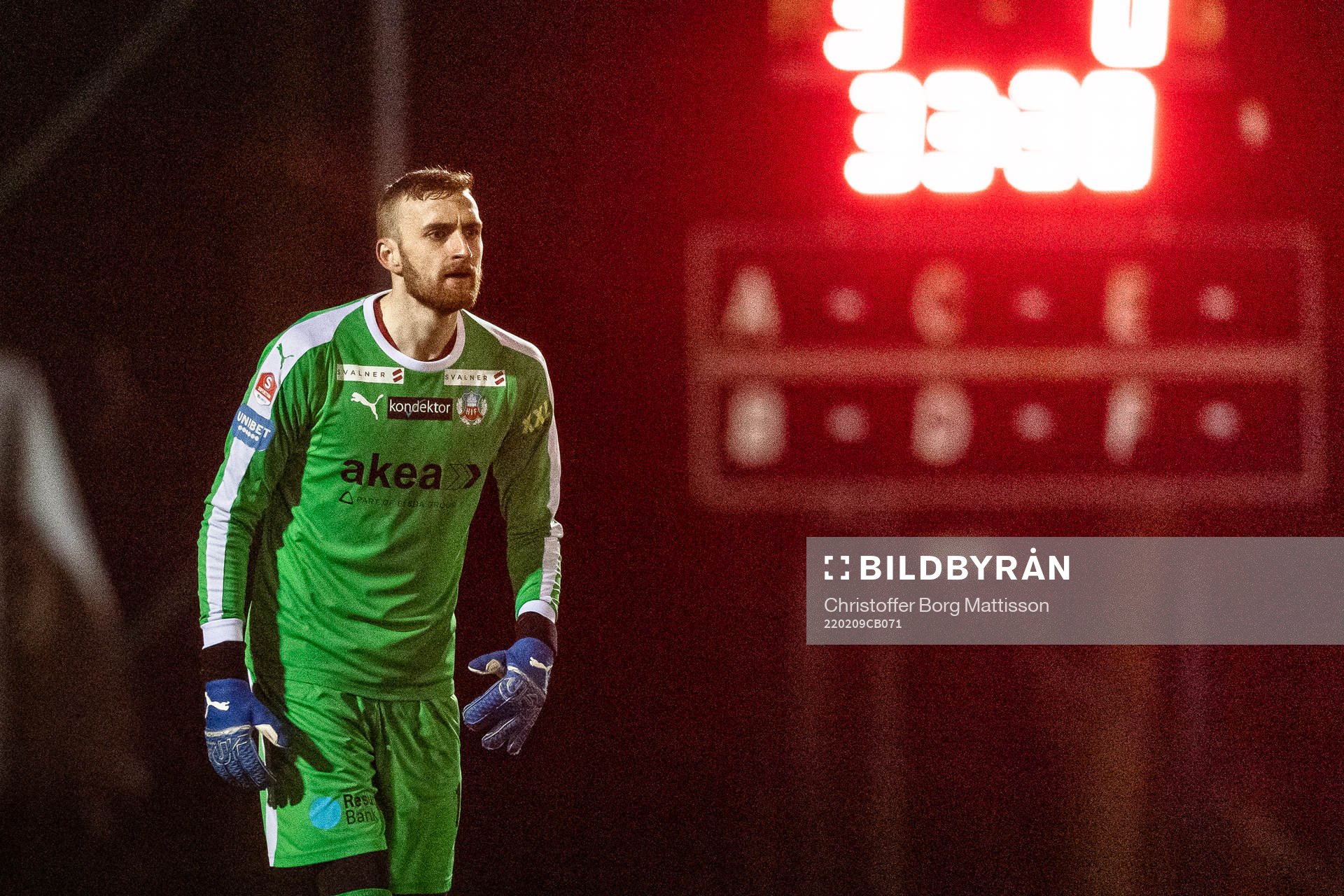 Helsingborgs målvakt Alexander Nilsson