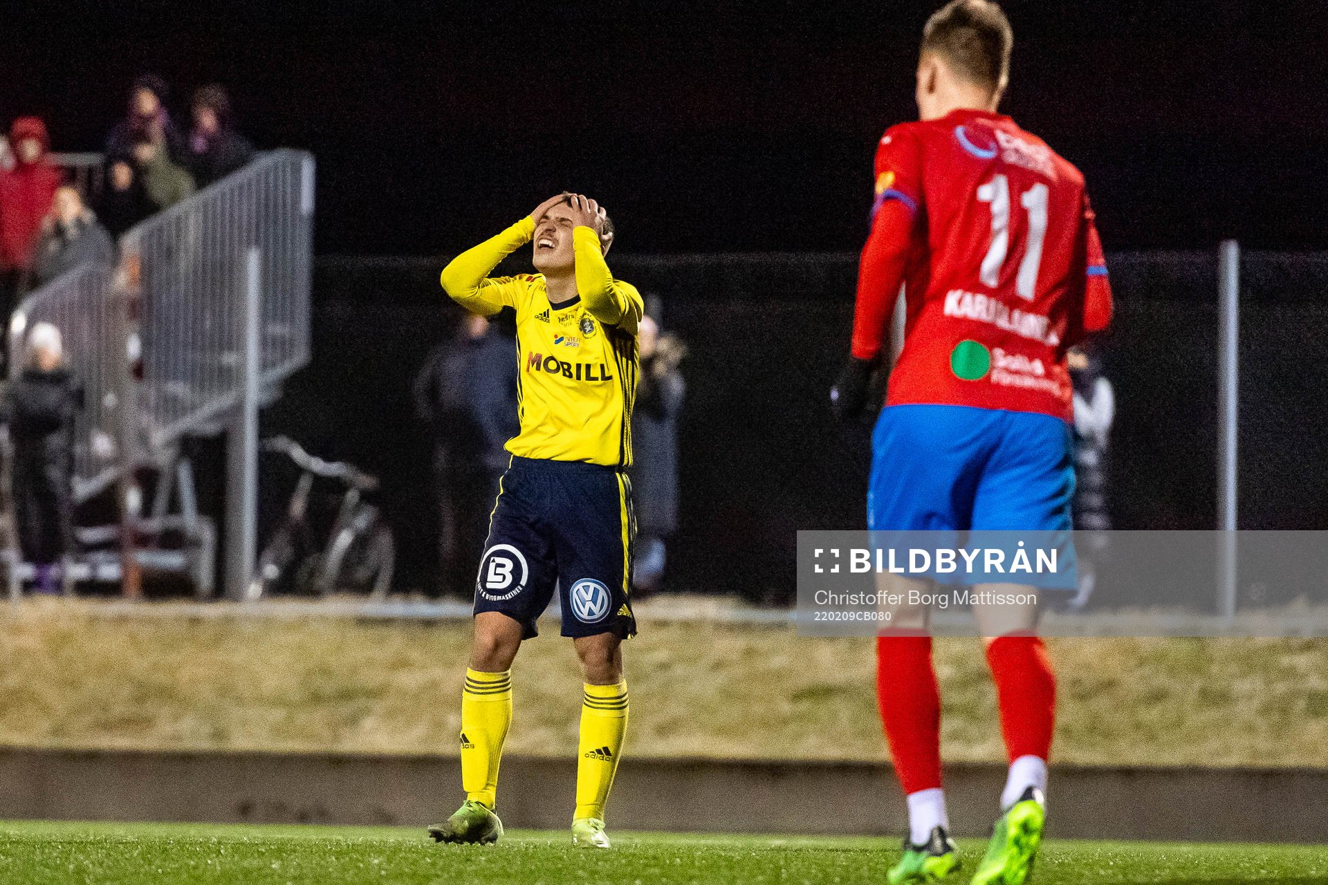 Ängelholms Elliot Schröder deppar
