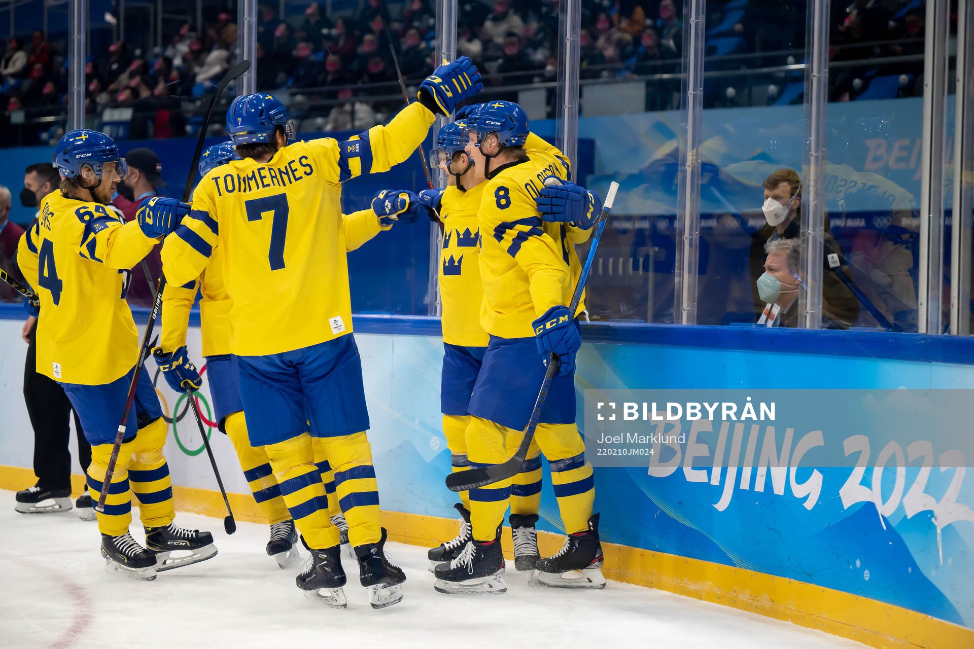 Jonathan Pudas, Henrik Tömmernes, Lucas Wallmark and
