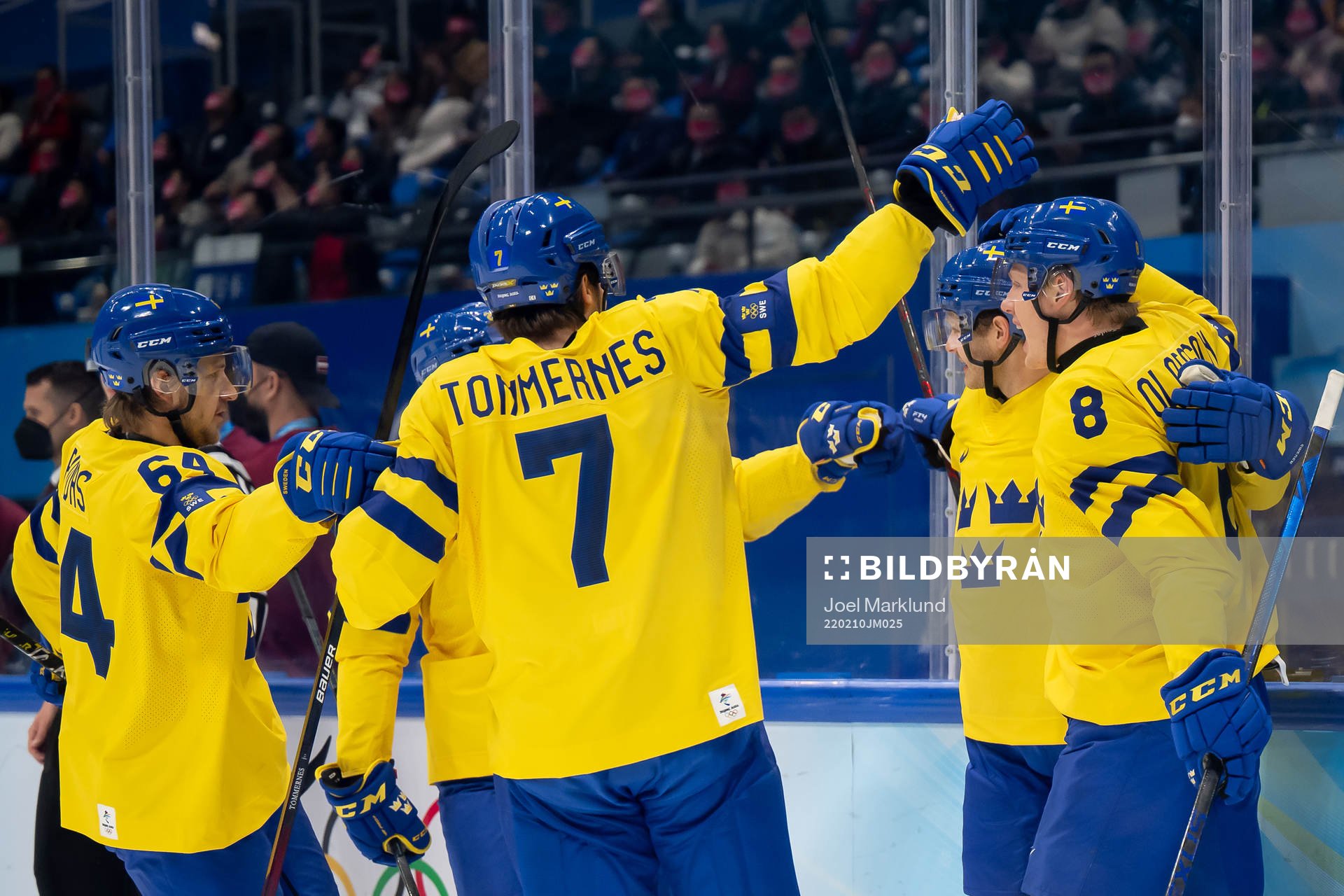 Jonathan Pudas, Henrik Tömmernes, Lucas Wallmark and