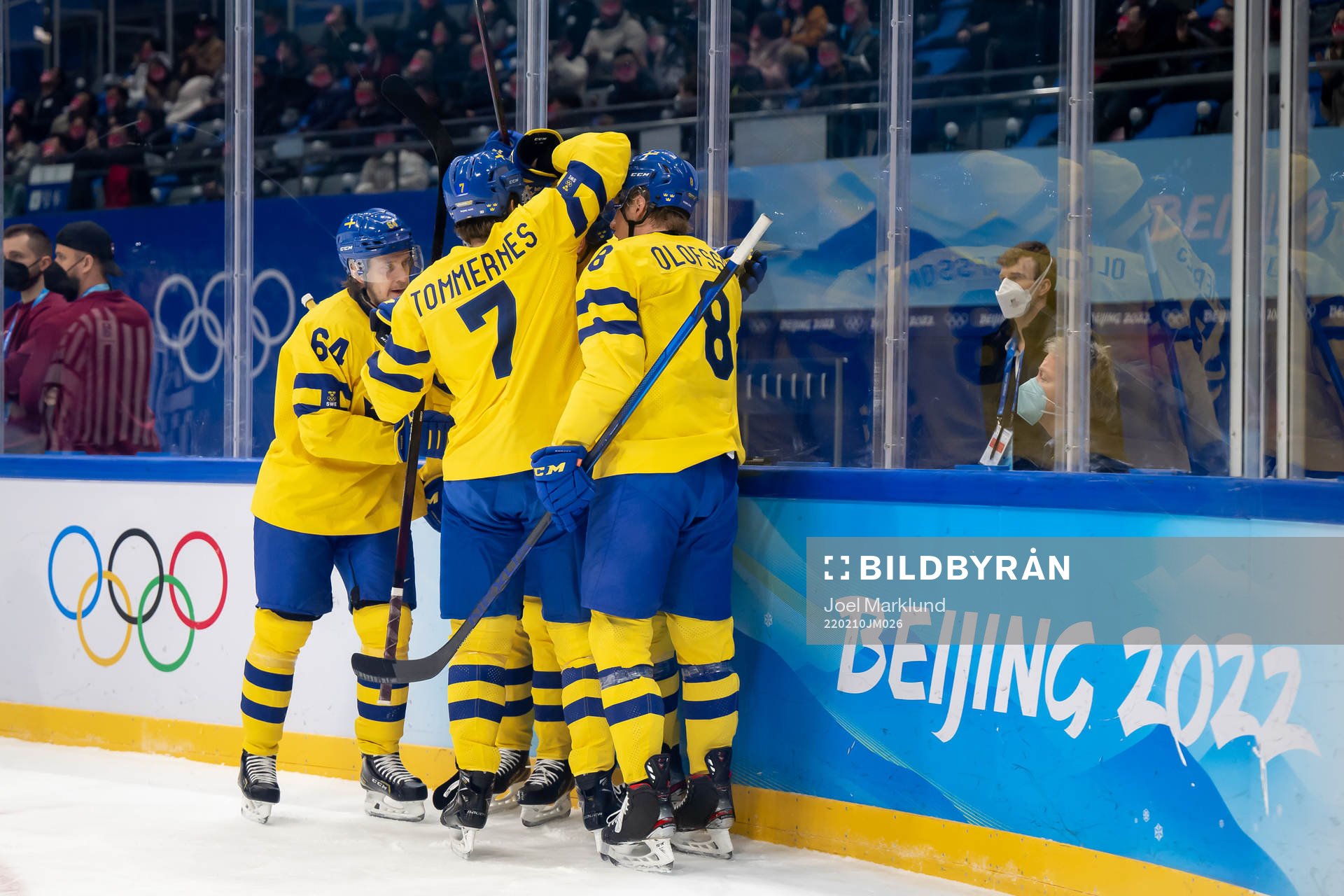 Jonathan Pudas, Henrik Tömmernes, Lucas Wallmark and