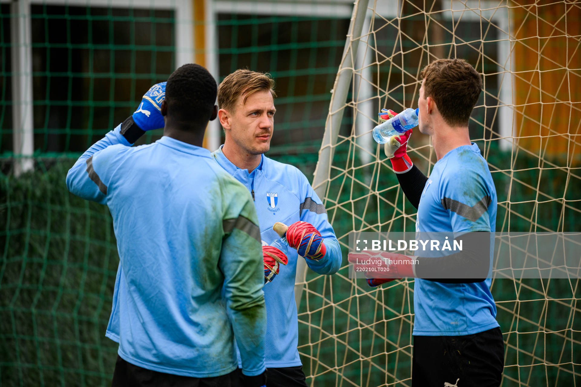 Målvakt Ismael Diawara, målvakt Johan Dahlin och målvakt