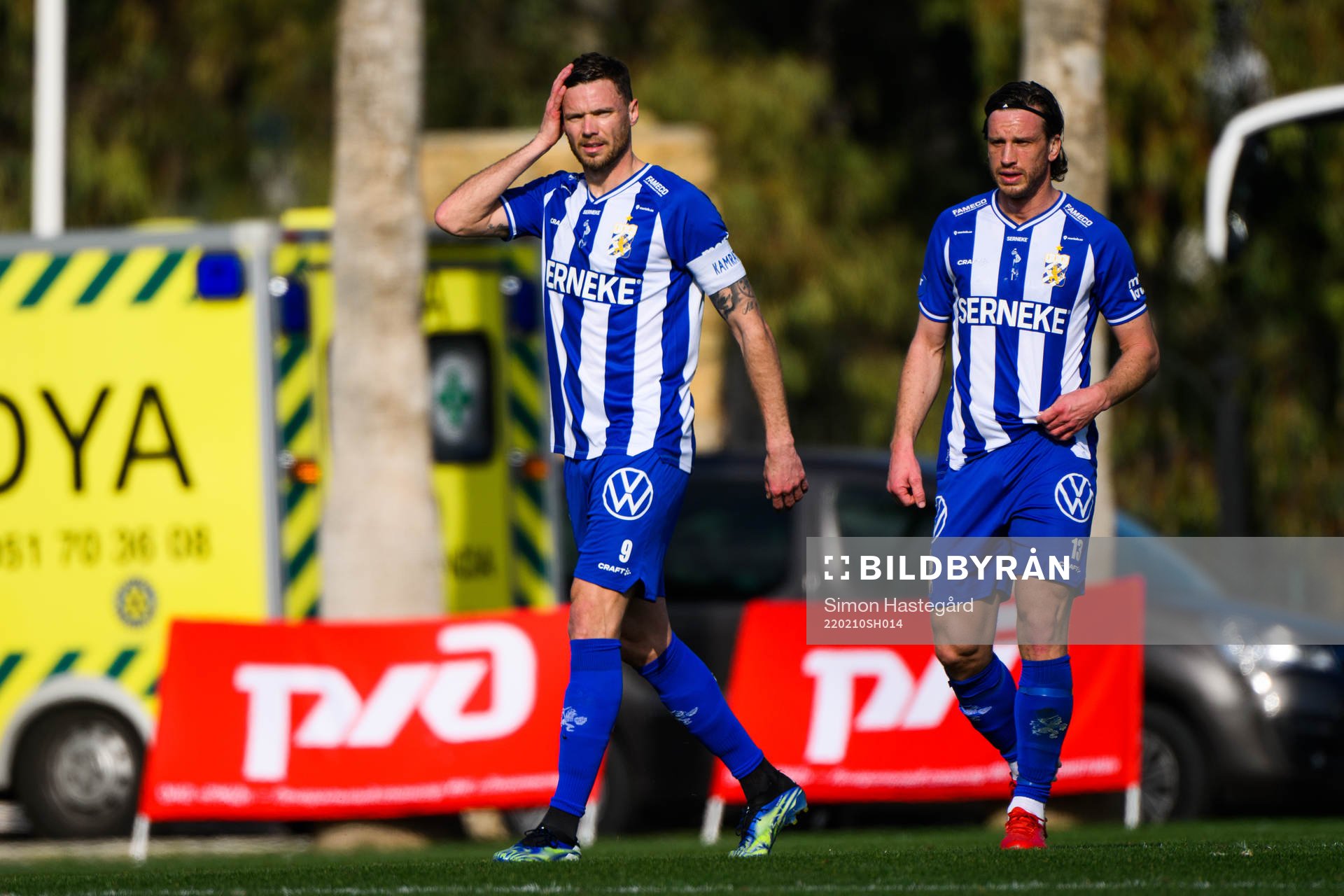 Marcus Berg of IFK Göteborg looks dejected