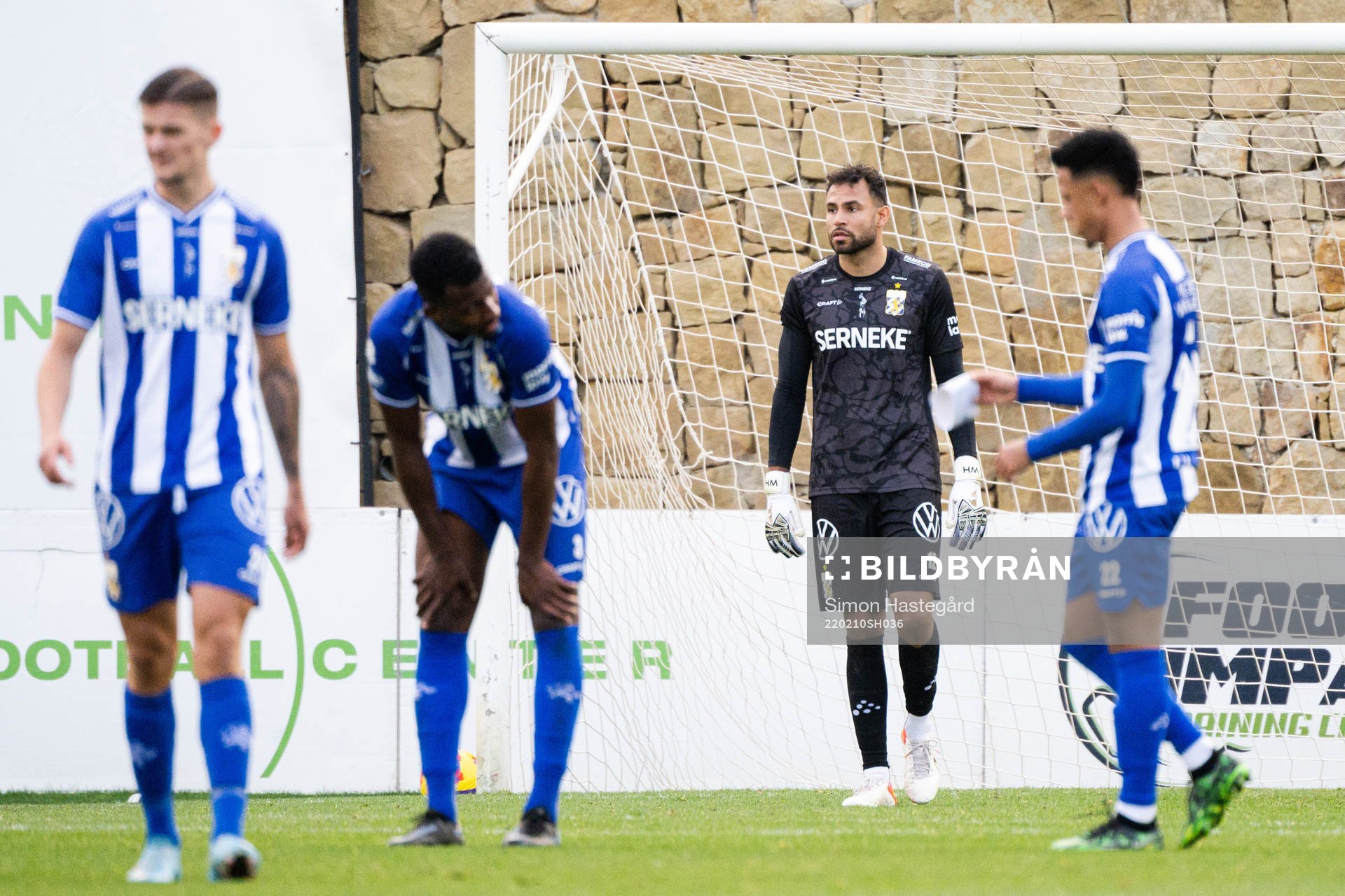 Goalkeeper Warner Hahn of IFK Göteborg