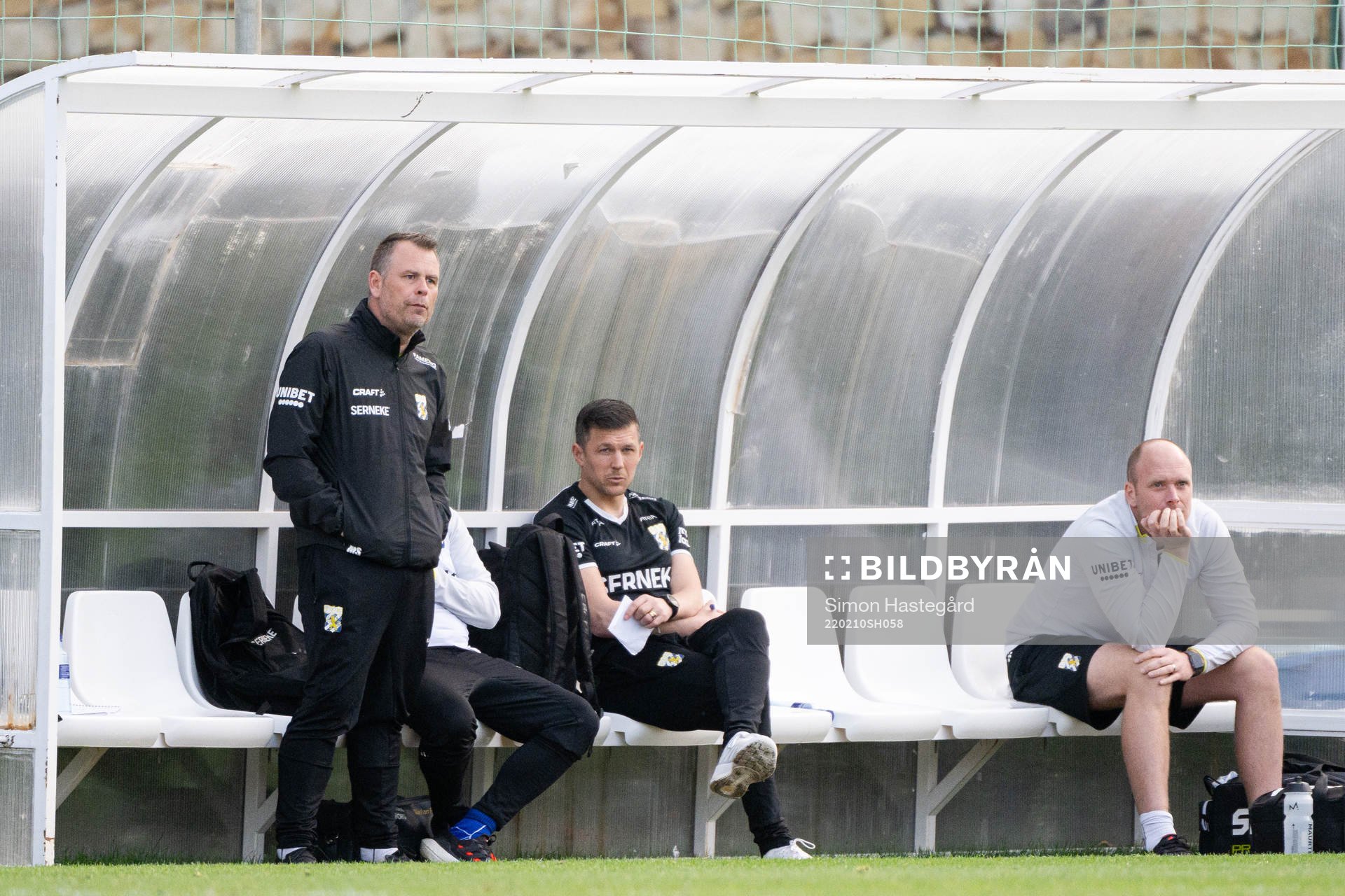Head coach Mikael Stahre and assistant coach  Hannes