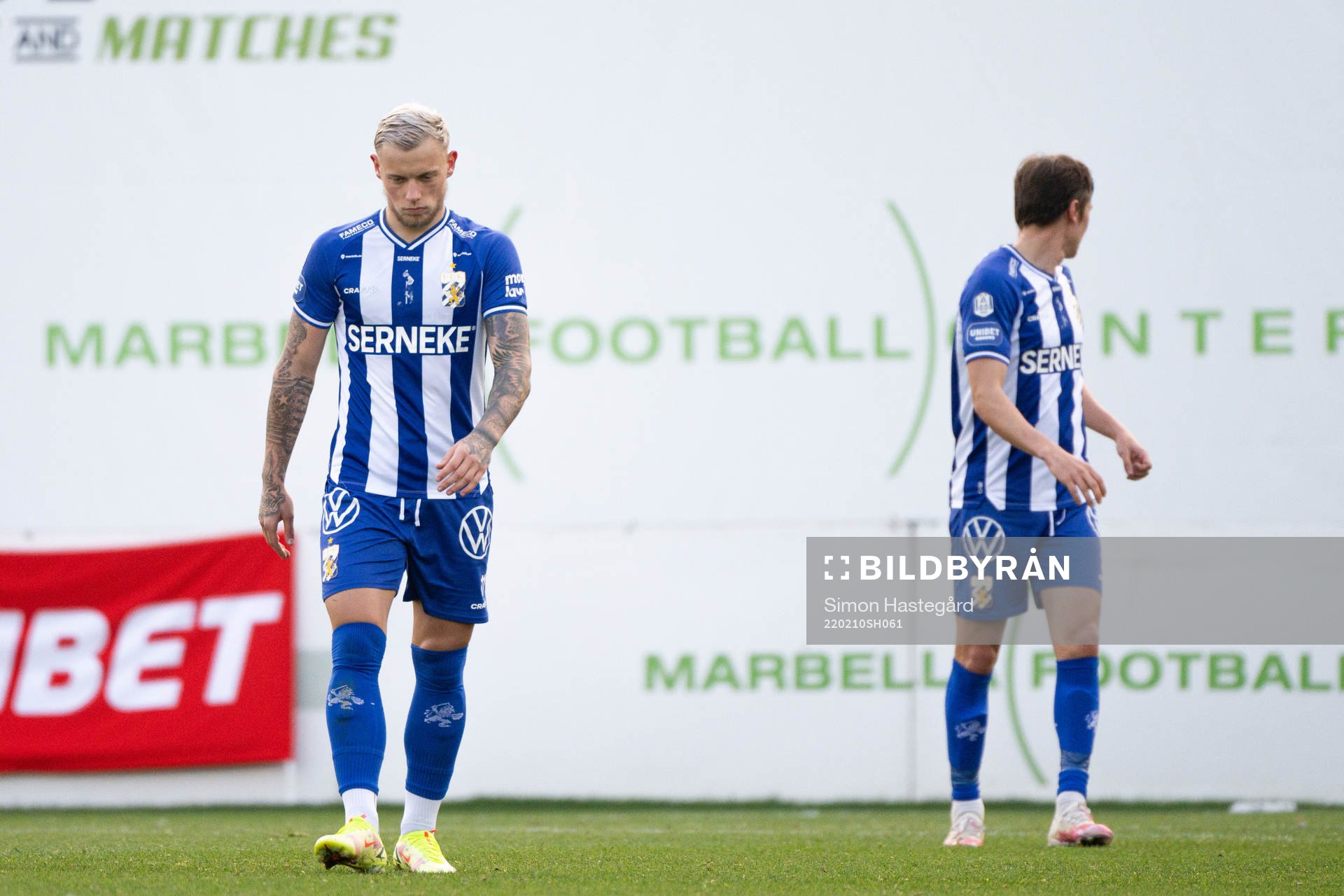 Erik Sorga of IFK Göteborg looks dejected