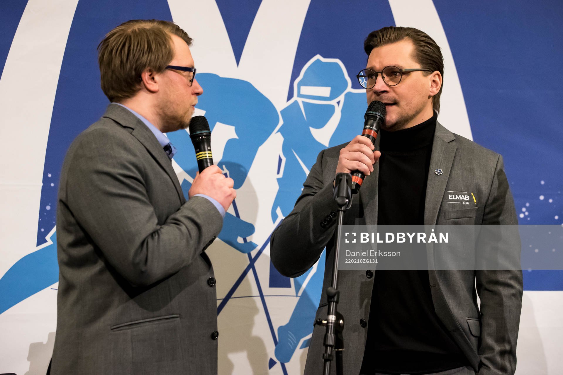 Richard Brasar intervju innan ishockeymatchen i SHL mellan