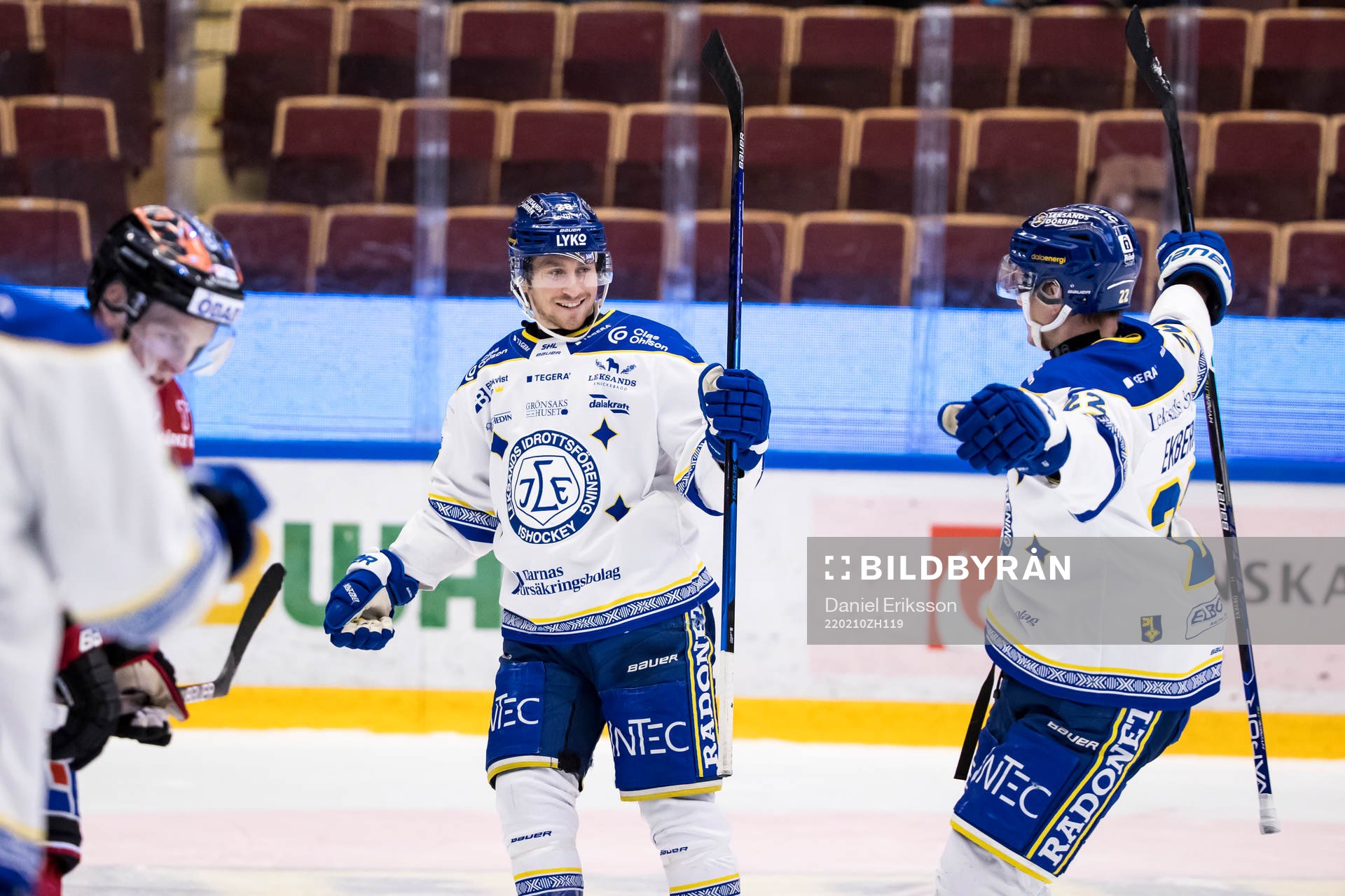 Leksands Justin Kloos jubel