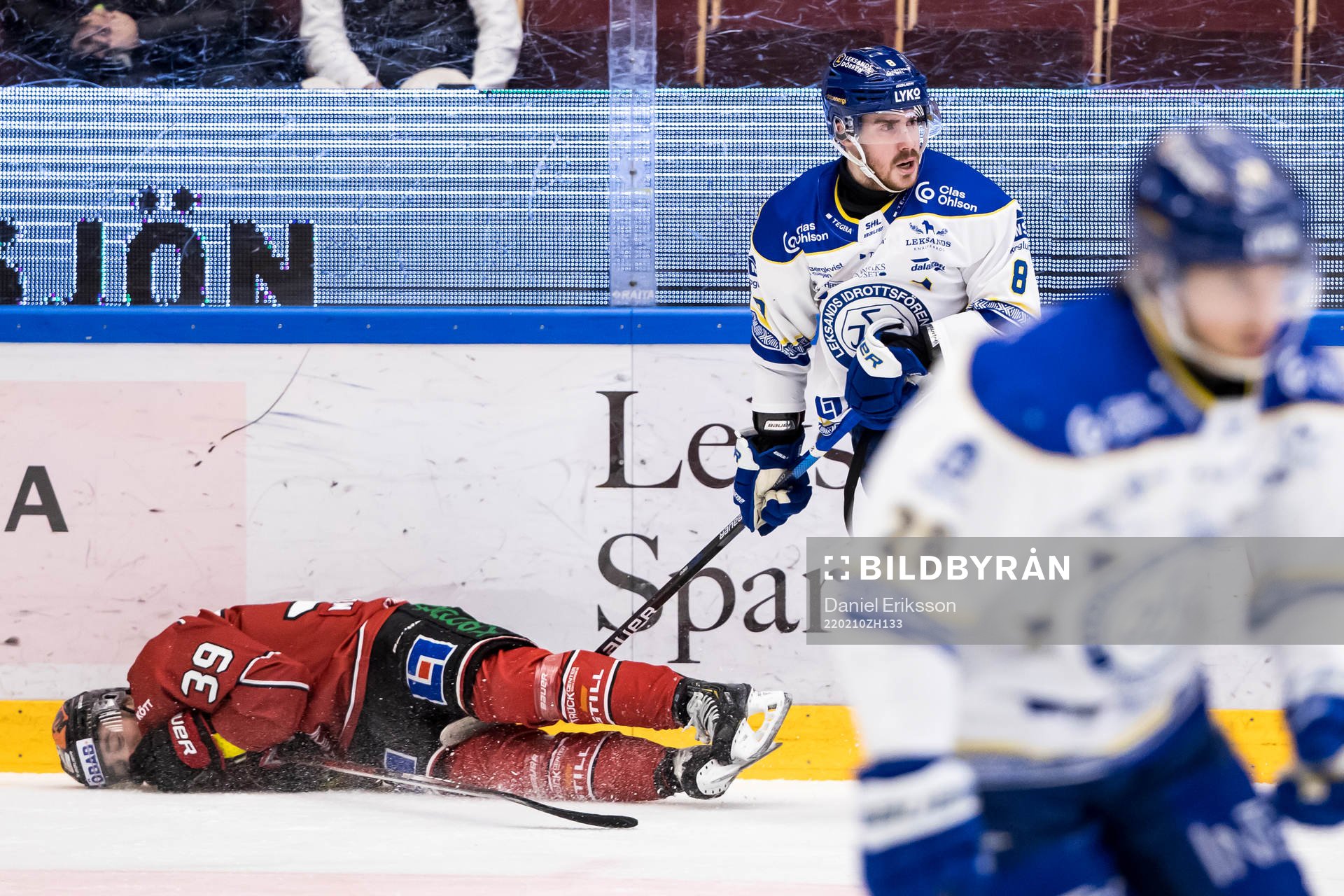 Örebros Joel Mustonen och Leksands Matt Caito