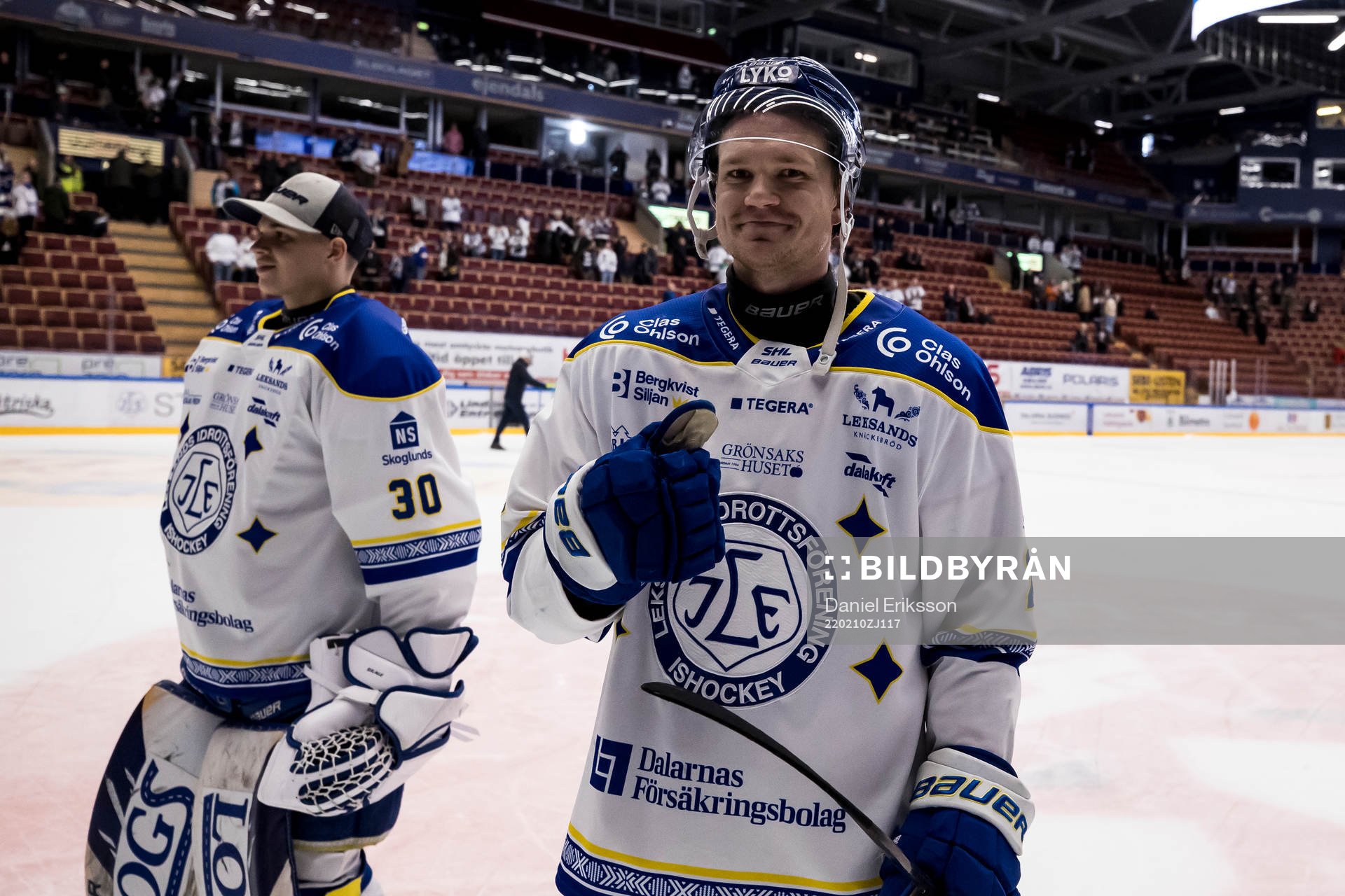 Leksands Tobias Ekberg  jubel