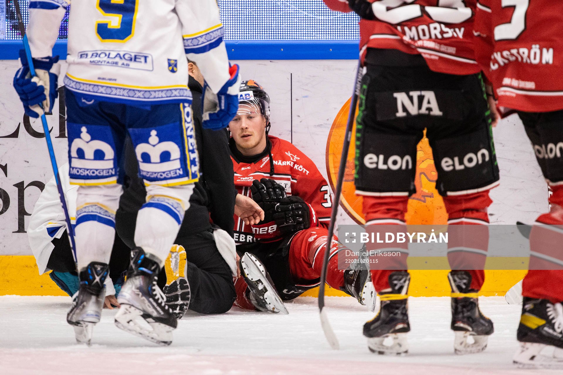 Örebros Joel Mustonen har ont