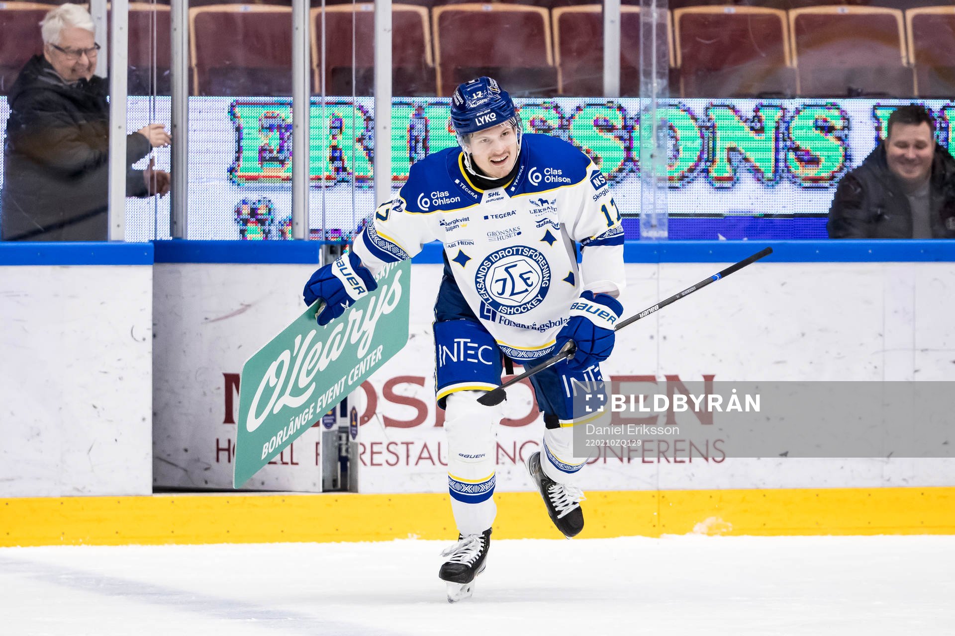 Leksands Linus Andersson jubel