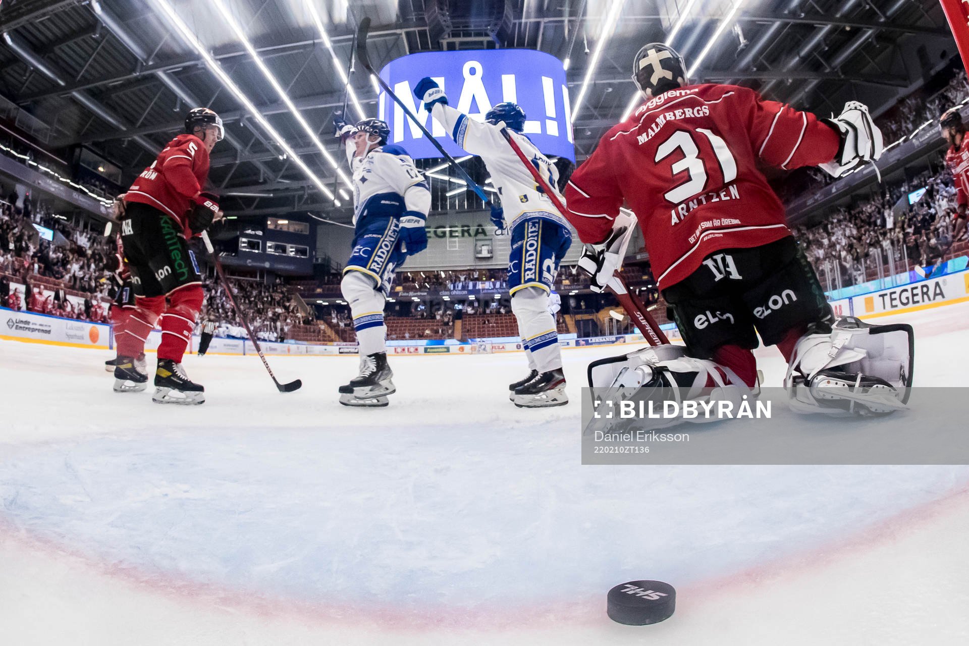 Leksands Linus Andersson jubel