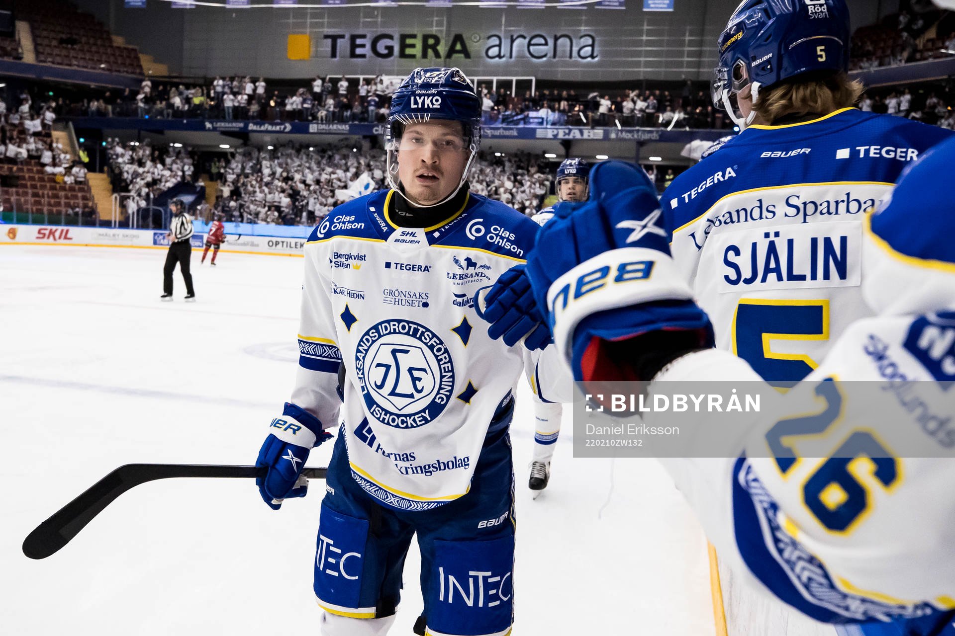 Leksands Linus Andersson jubel