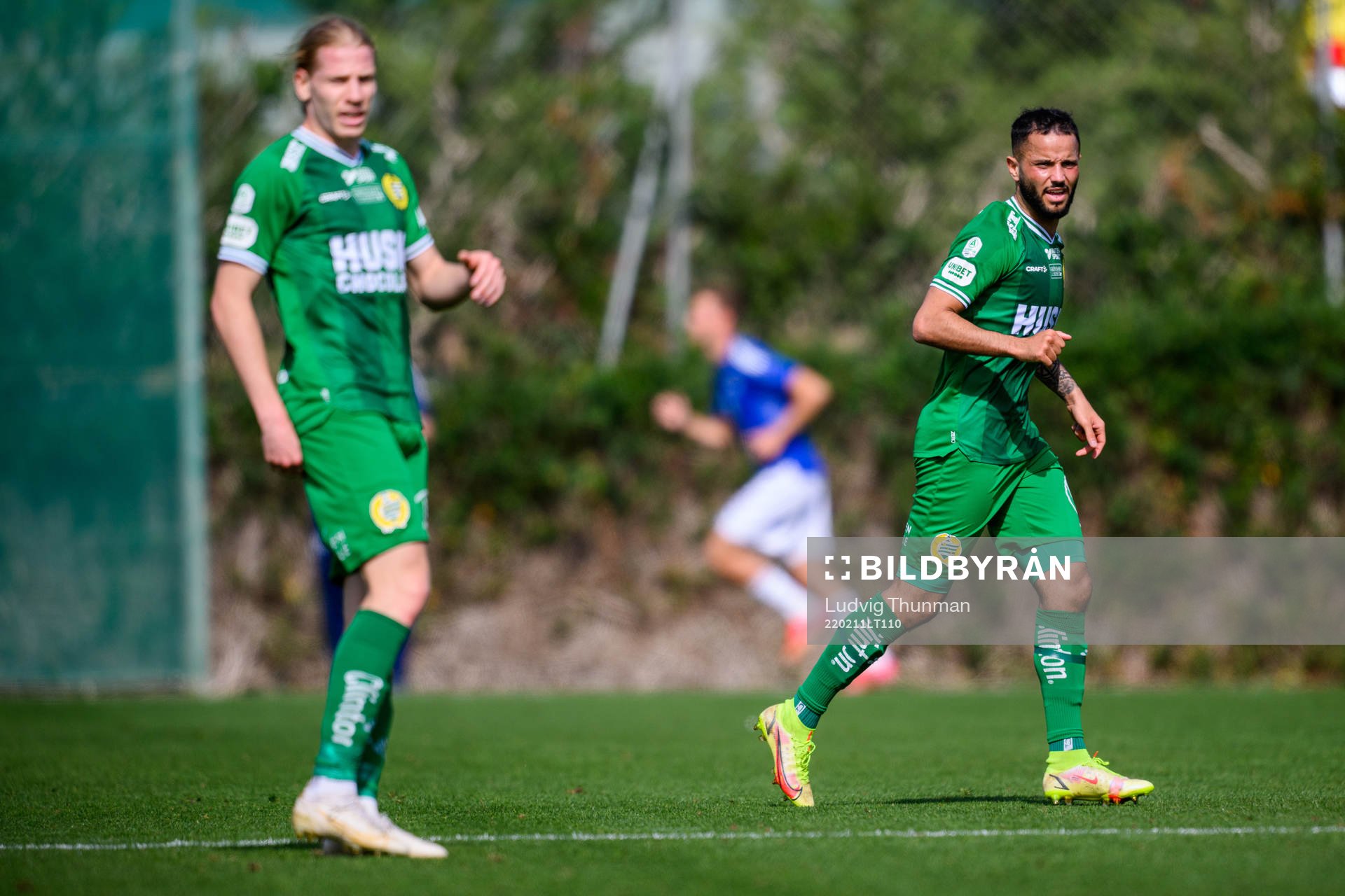 Gustav Ludwigson and Mohanad Jeahze of Hammarby