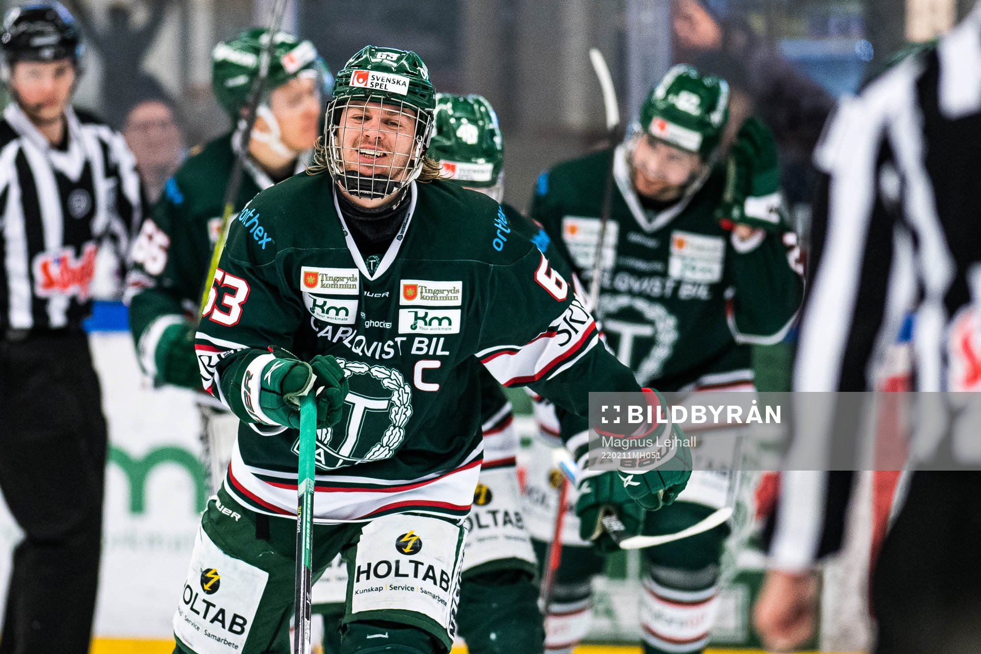 Tingsryds Daniel Öhrn jublar