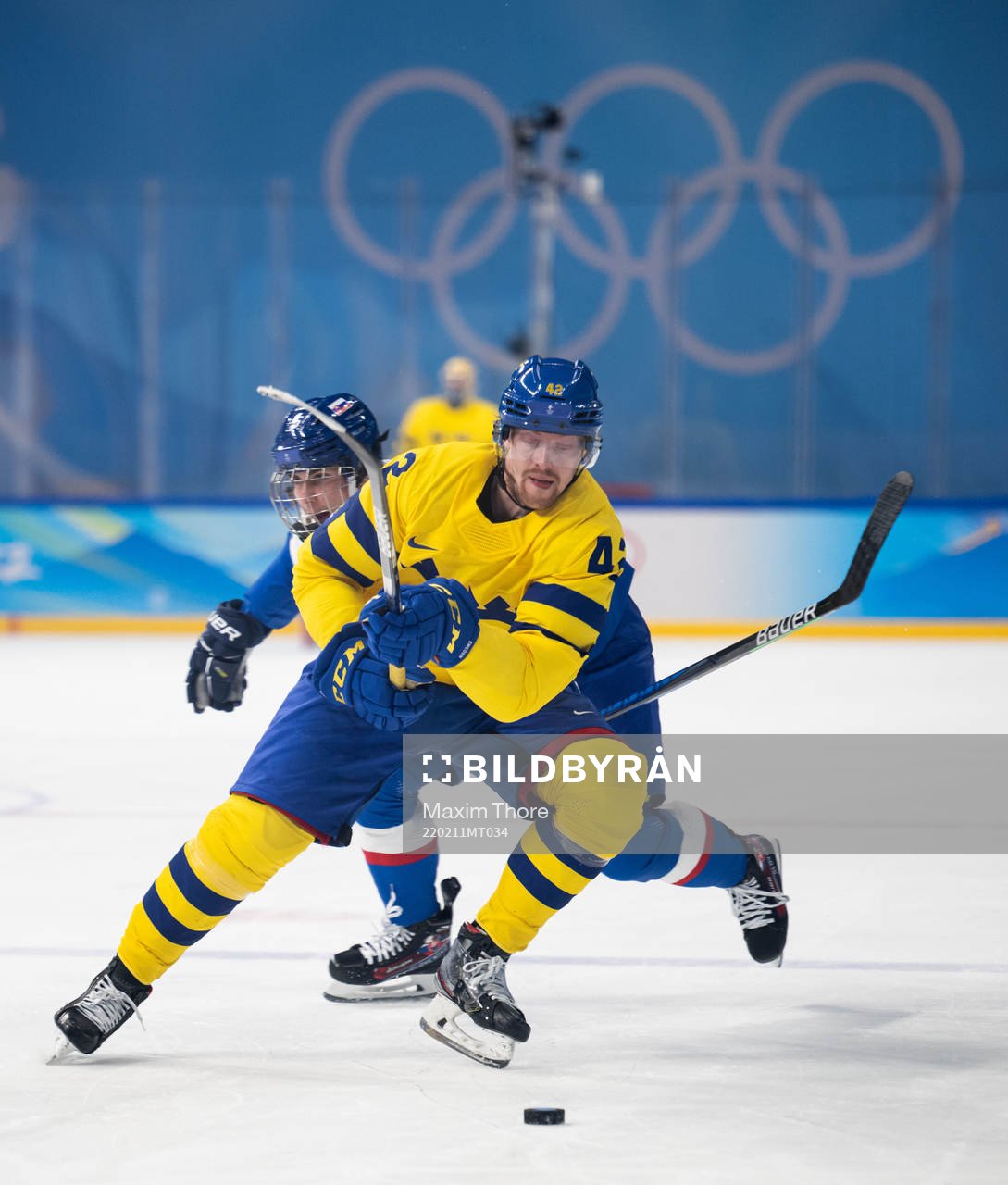 Joakim Nordström of Sweden in an ice hockey preliminary