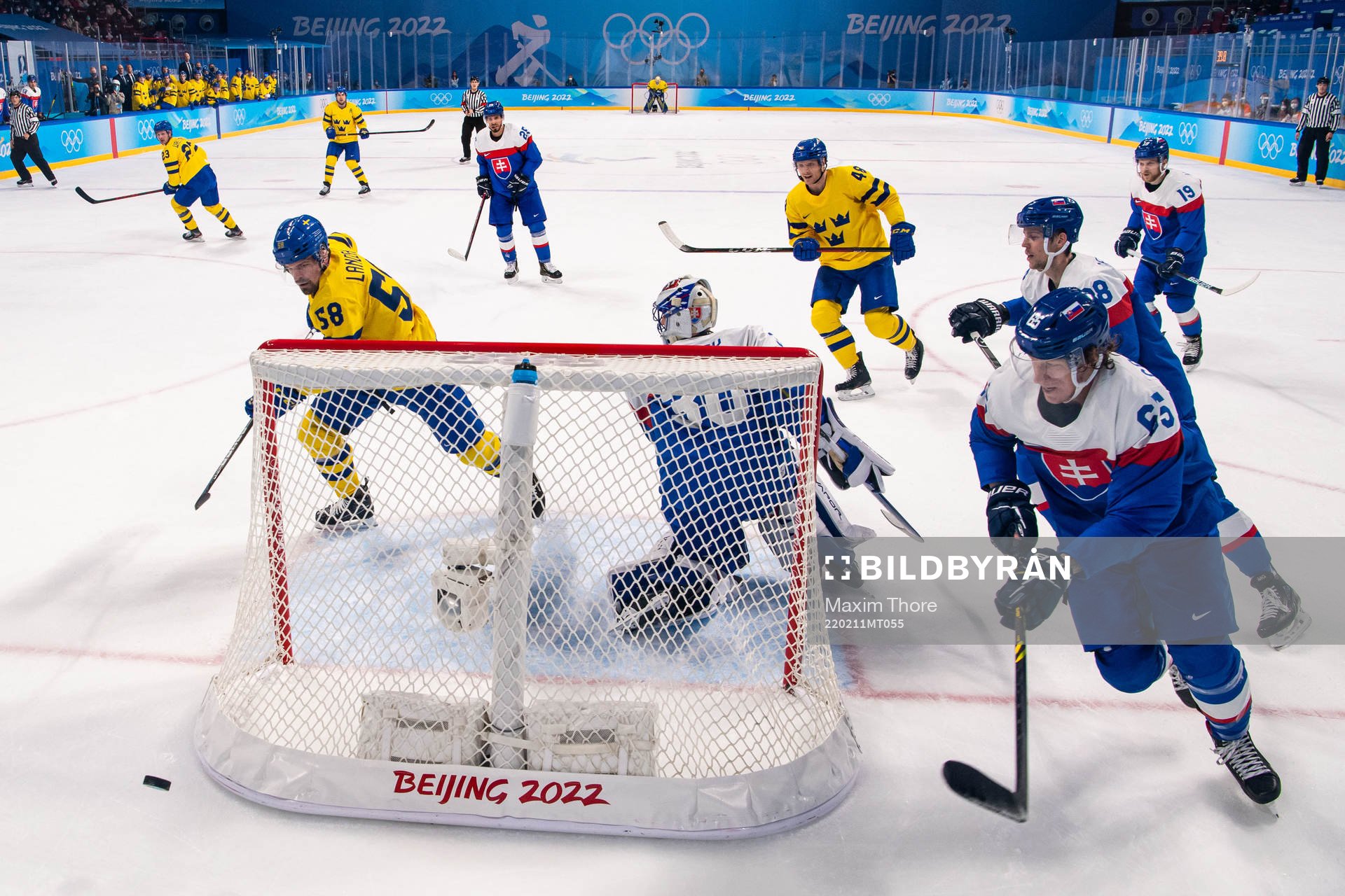 Anton Lander and of Sweden and Michal Cajkovsky of Slovakia