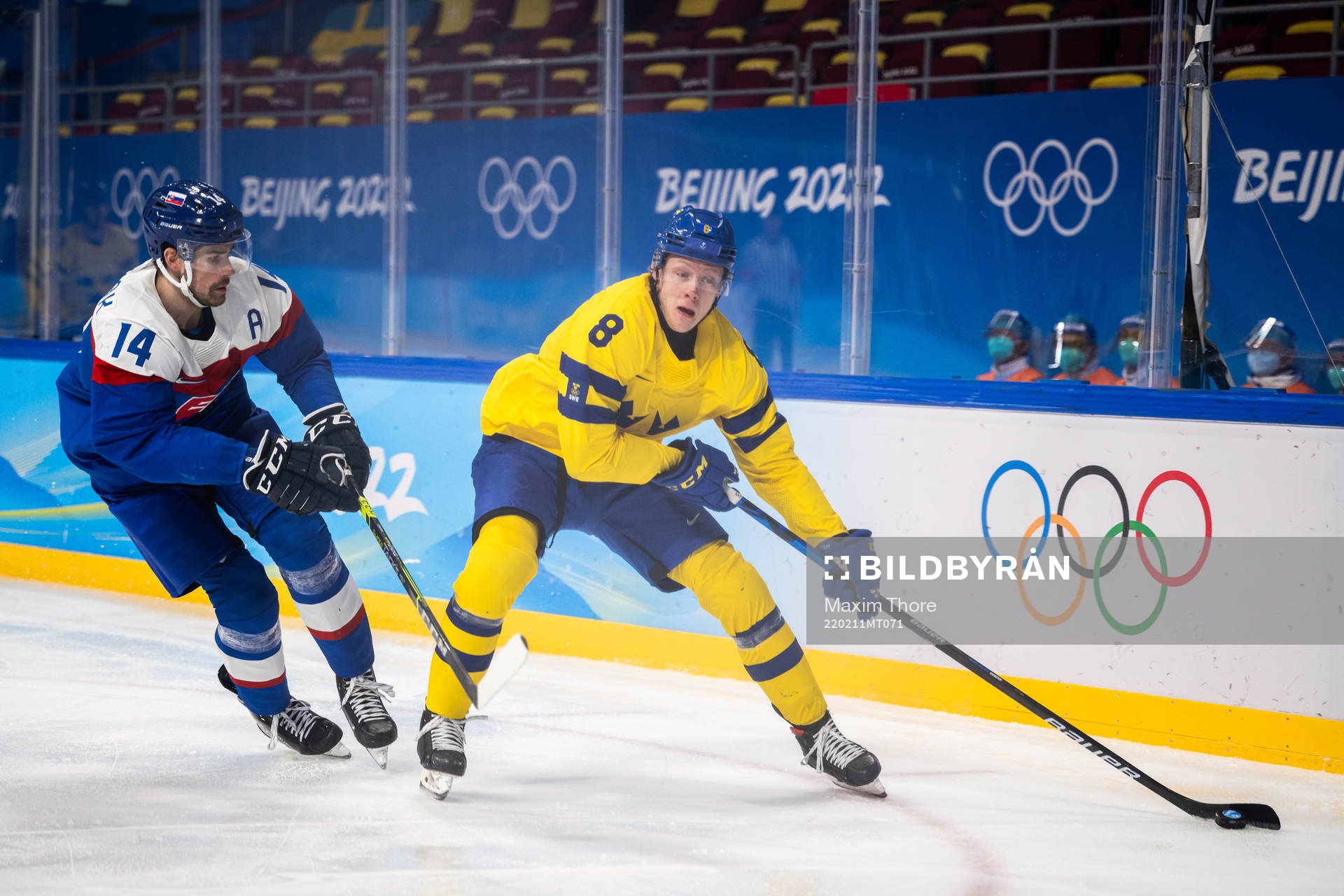 Peter Ceresnak of Slovakia and Fredrik Olofsson of Sweden