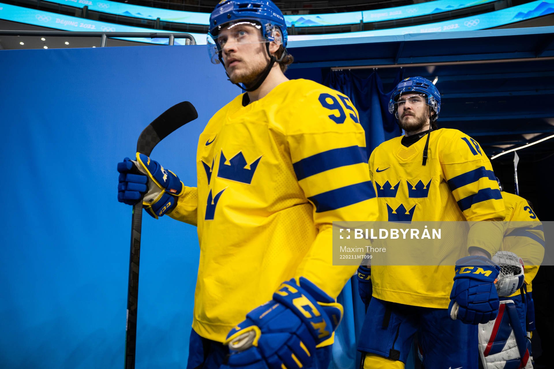 Jacob de la Rose and Dennis Everberg of Sweden