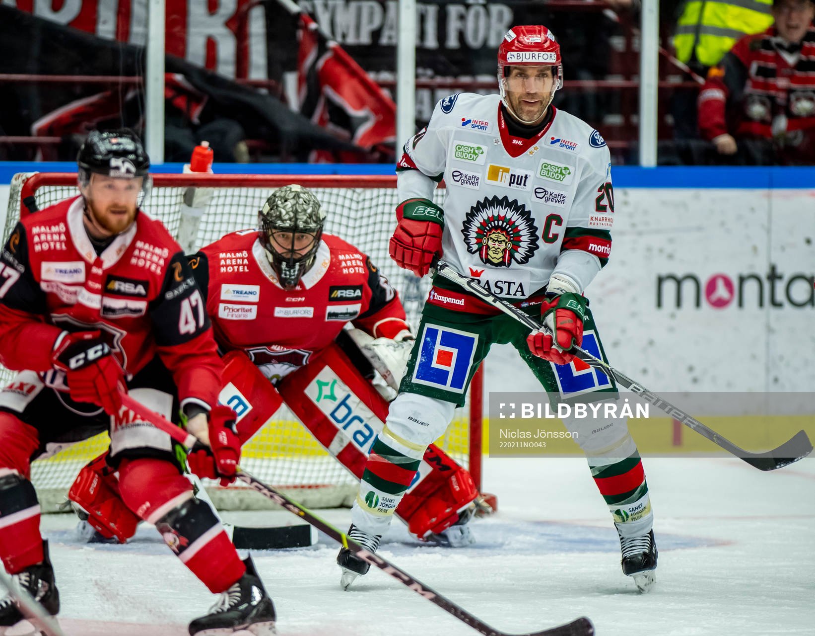 Malmö Redhawks målvakt Oscar Alsenfelt