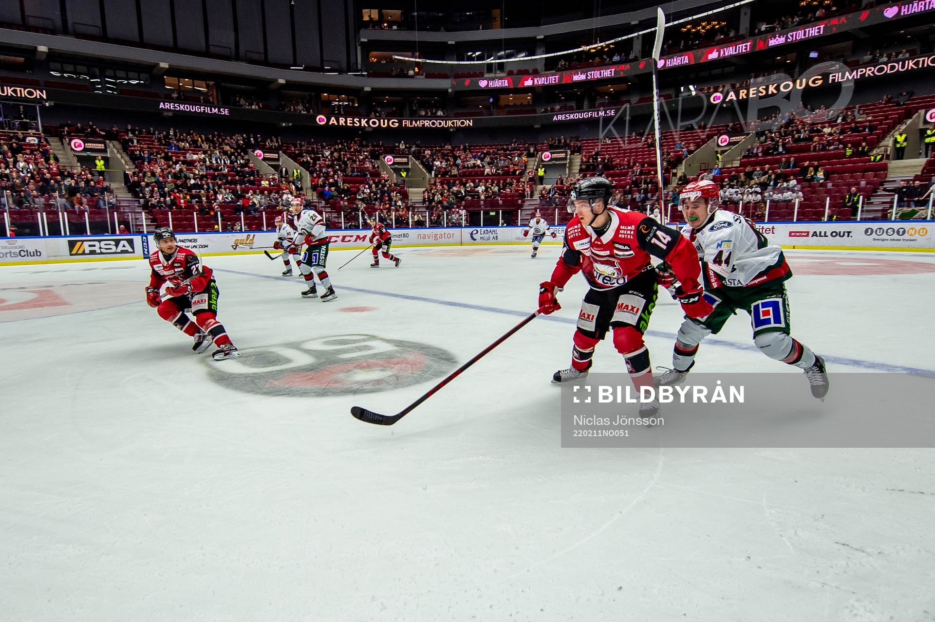 Malmö Redhawks Carl-Johan Lerby  Frölundas Ludwig Persson