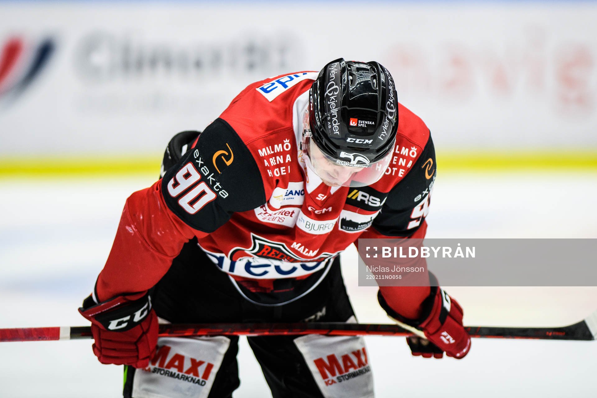 Malmö Redhawks Lance Bouma deppar