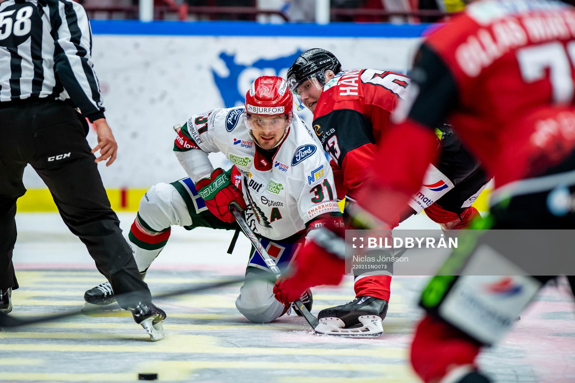 Frölundas Nicklas Lasu och Malmö Redhawks Fredrik