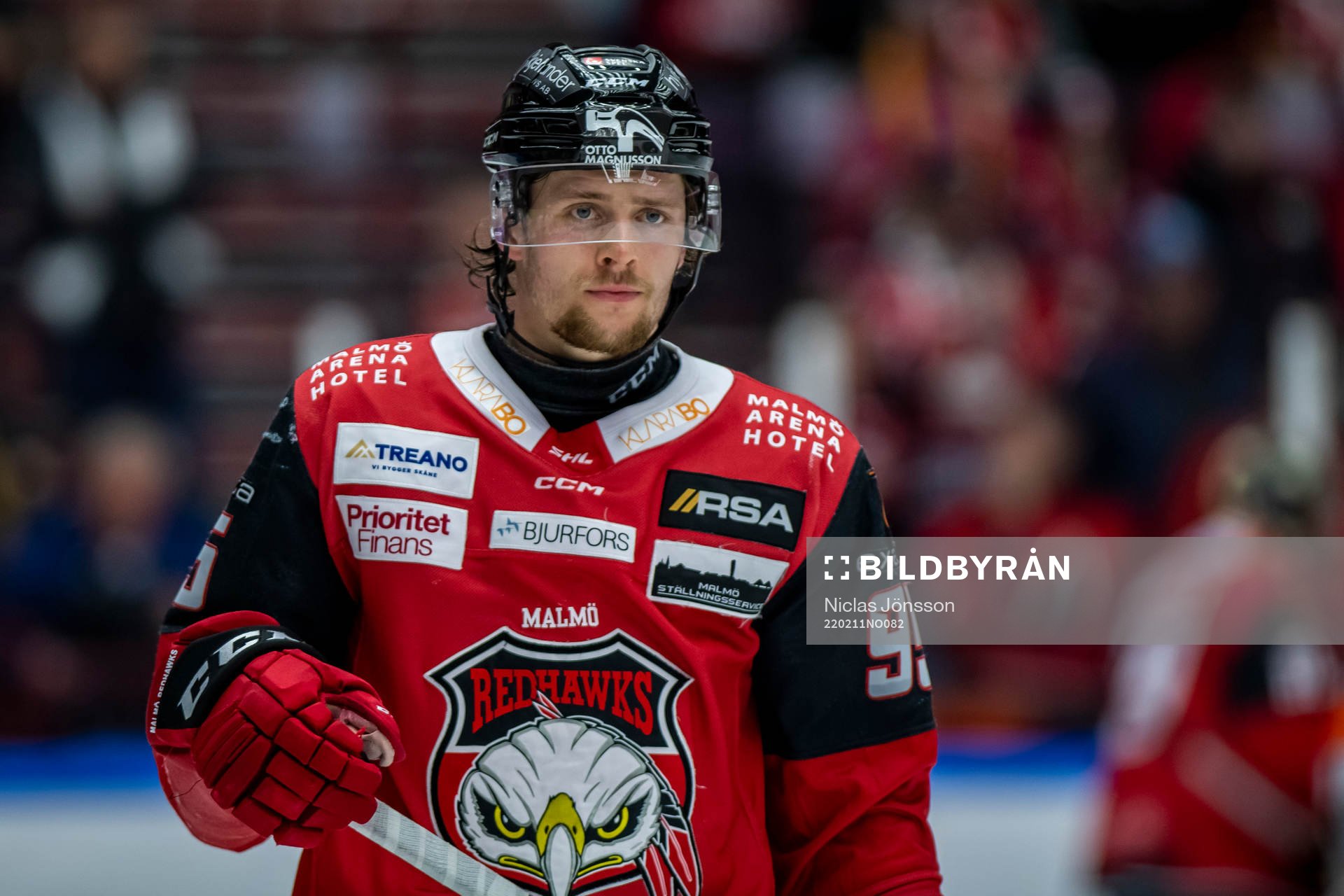 Malmö Redhawks Carl Persson  deppar
