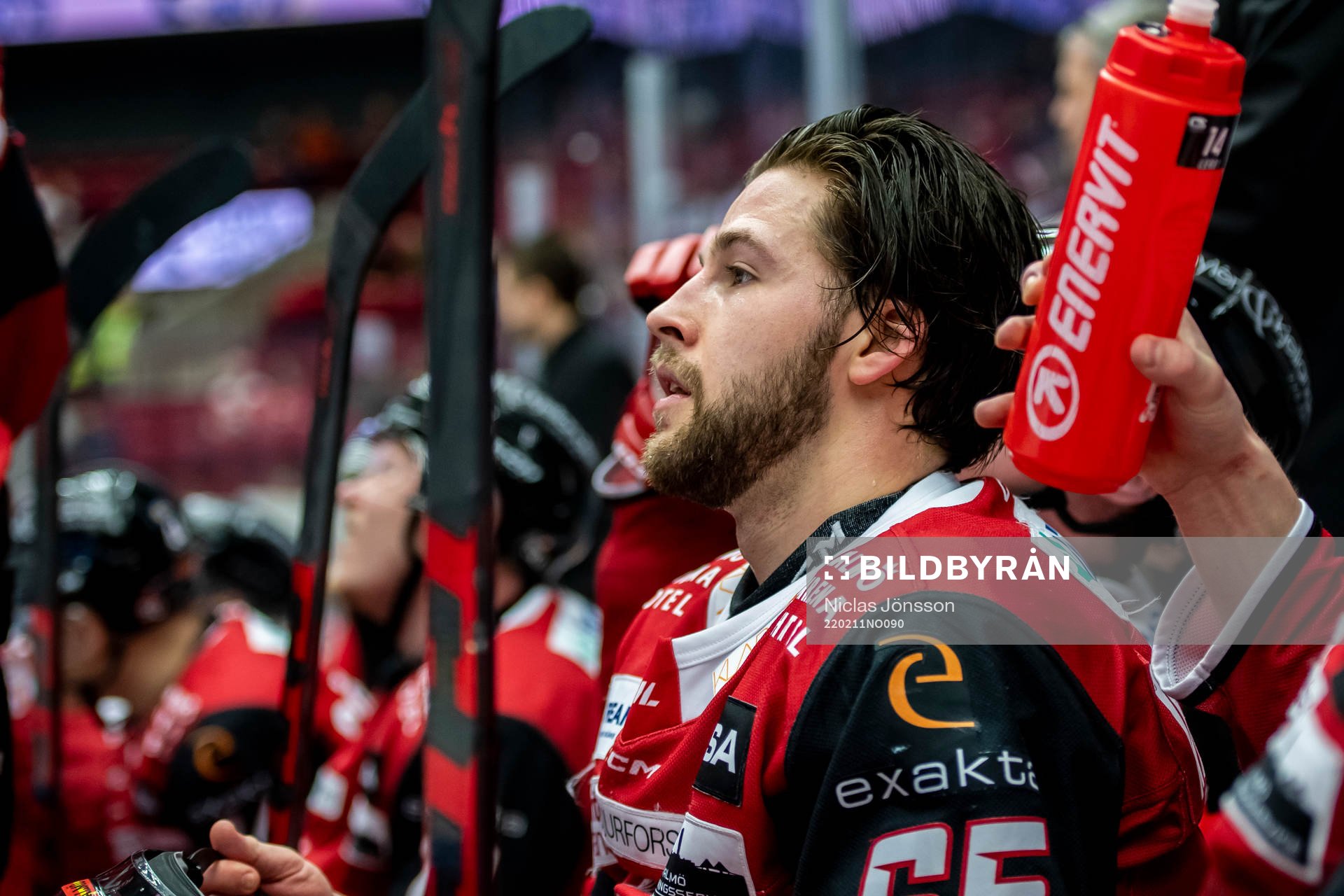 Malmö Redhawks Alexander Molldén deppar
