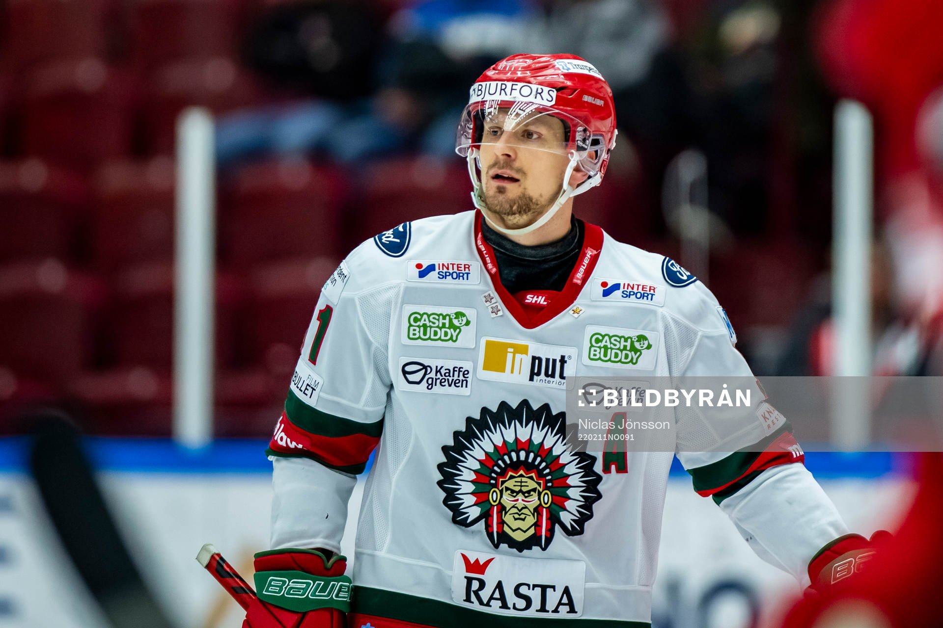 Frölundas Nicklas Lasu  deppar