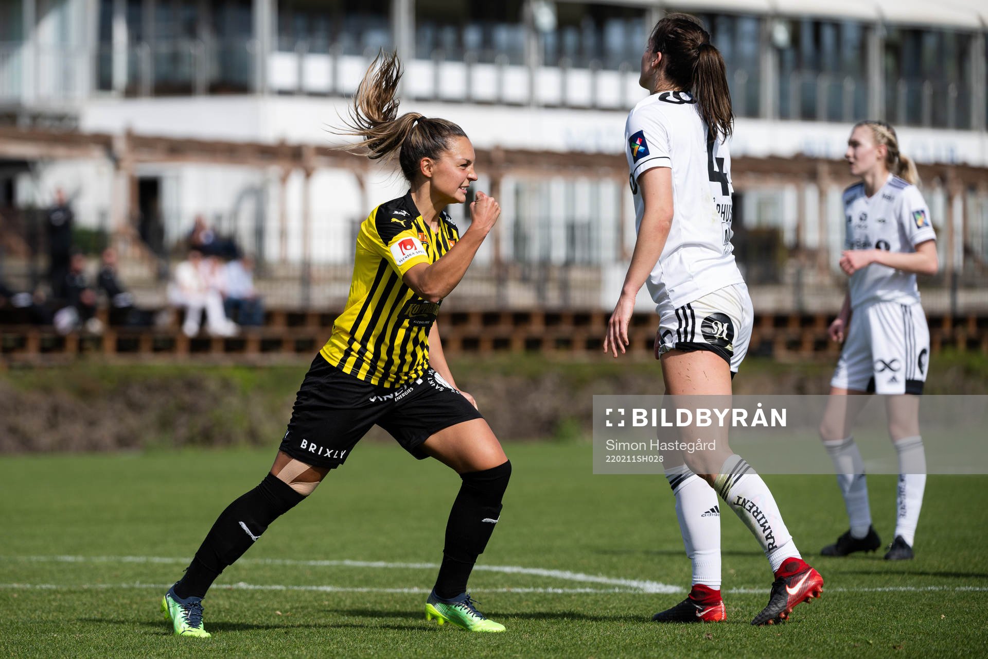Johanna Rytting Kaneryd of Häcken celebrates the 3-1 goal