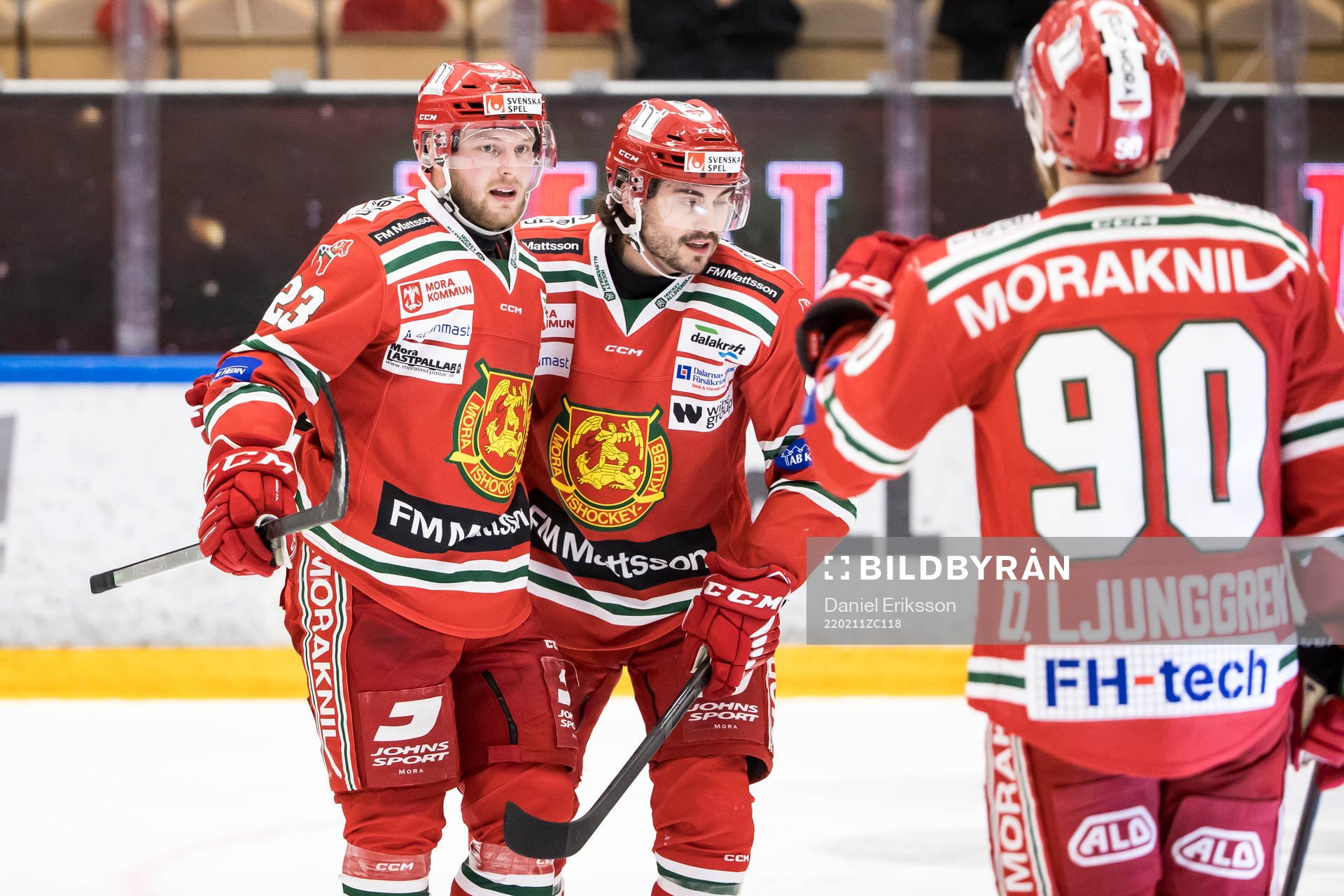 Moras Axel Bergkvist jubel