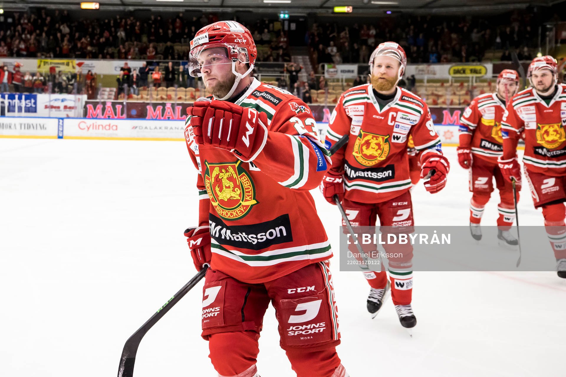 Moras Axel Bergkvist jubel