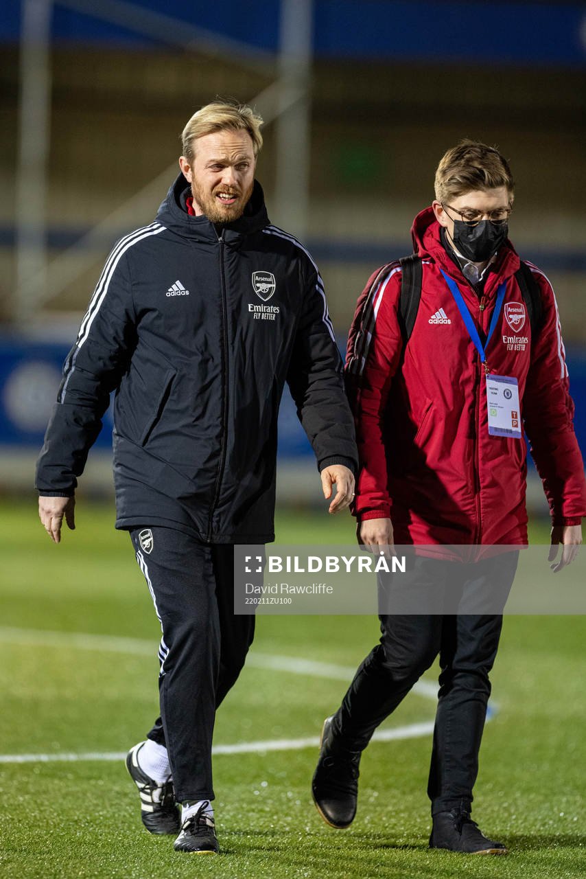 Arsenal's head coach Jonas Eidevall