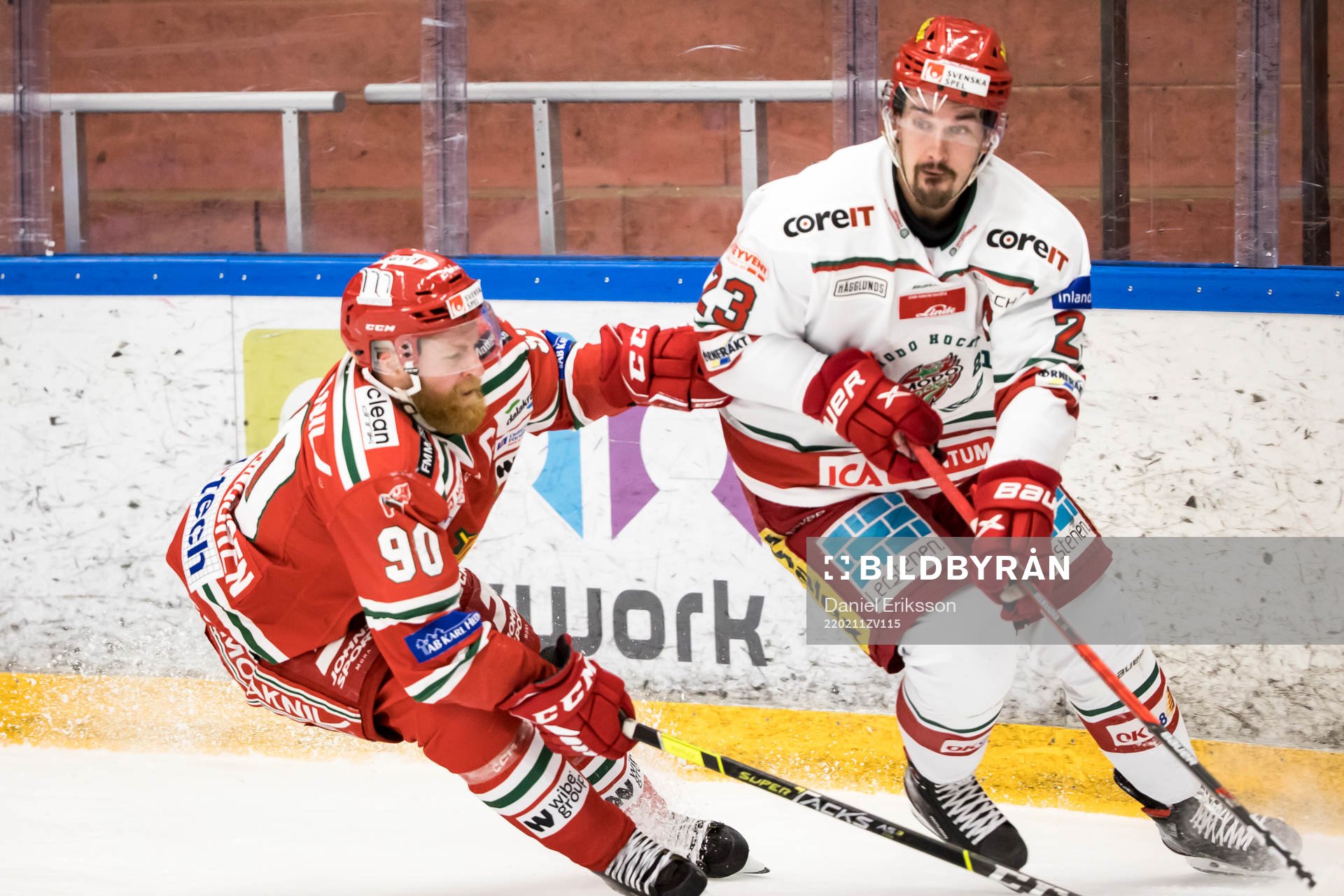 Moras Daniel Ljungren och Modos Daniel Sylwander