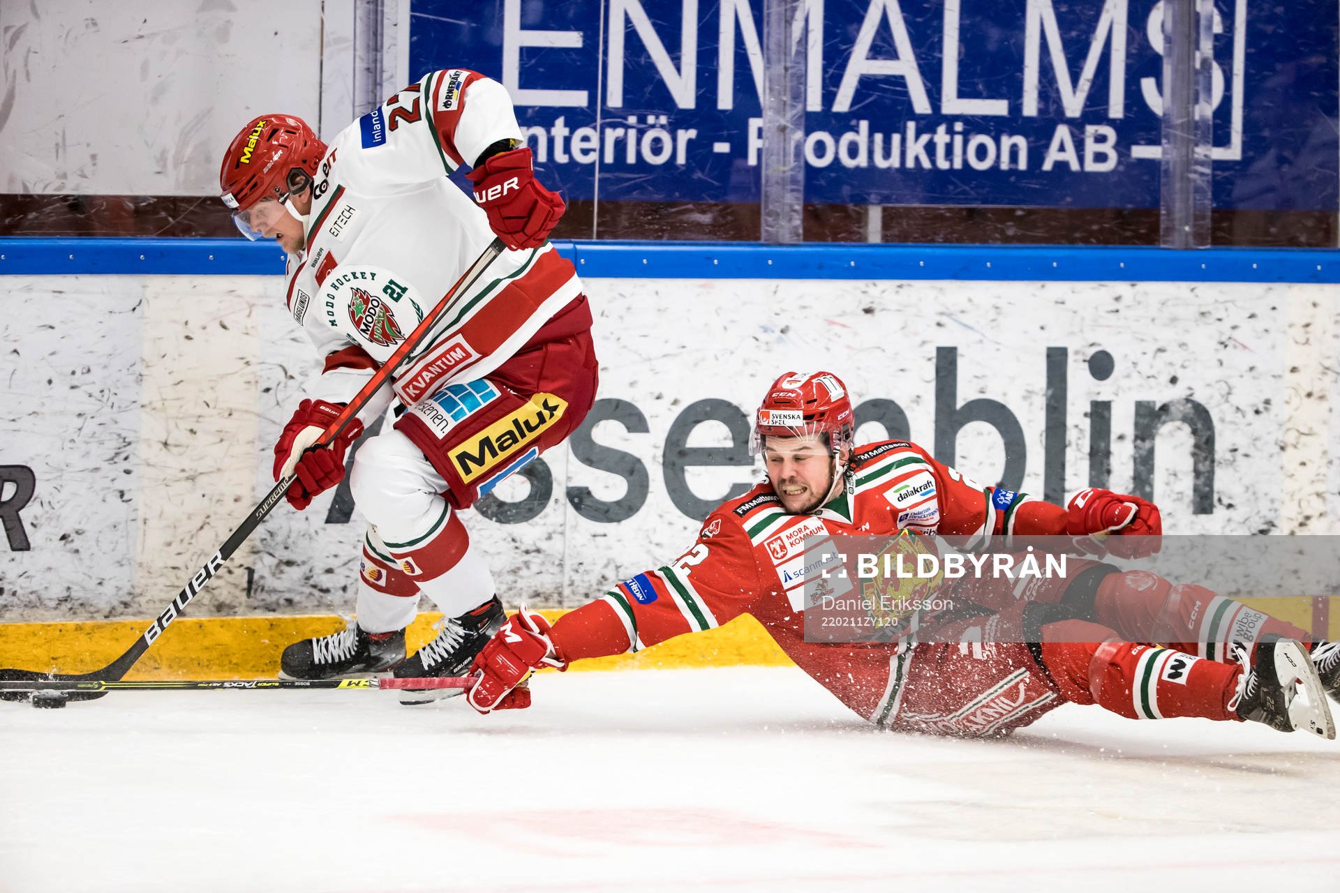 Moras Måns Carlsson och Modos Niklas Folin