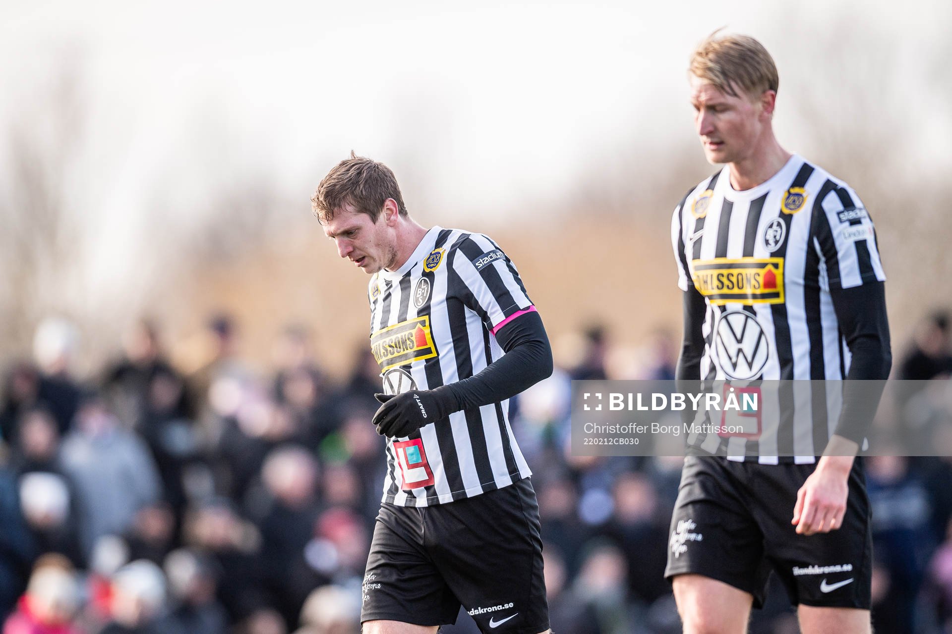 Landskronas Philip Andersson och Viktor Wihlstrand deppar