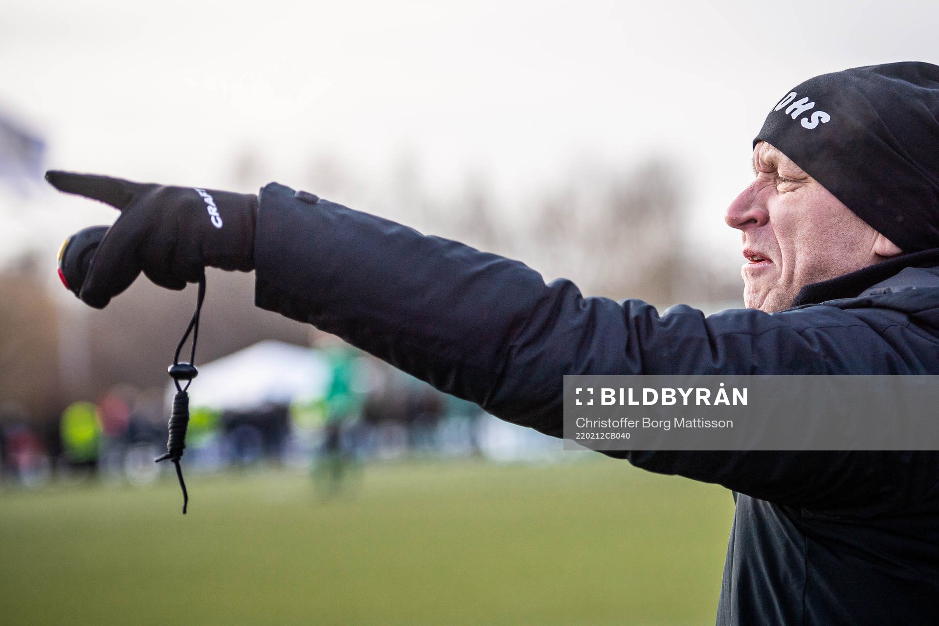 Landskronas tränare Billy Magnusson reagerar