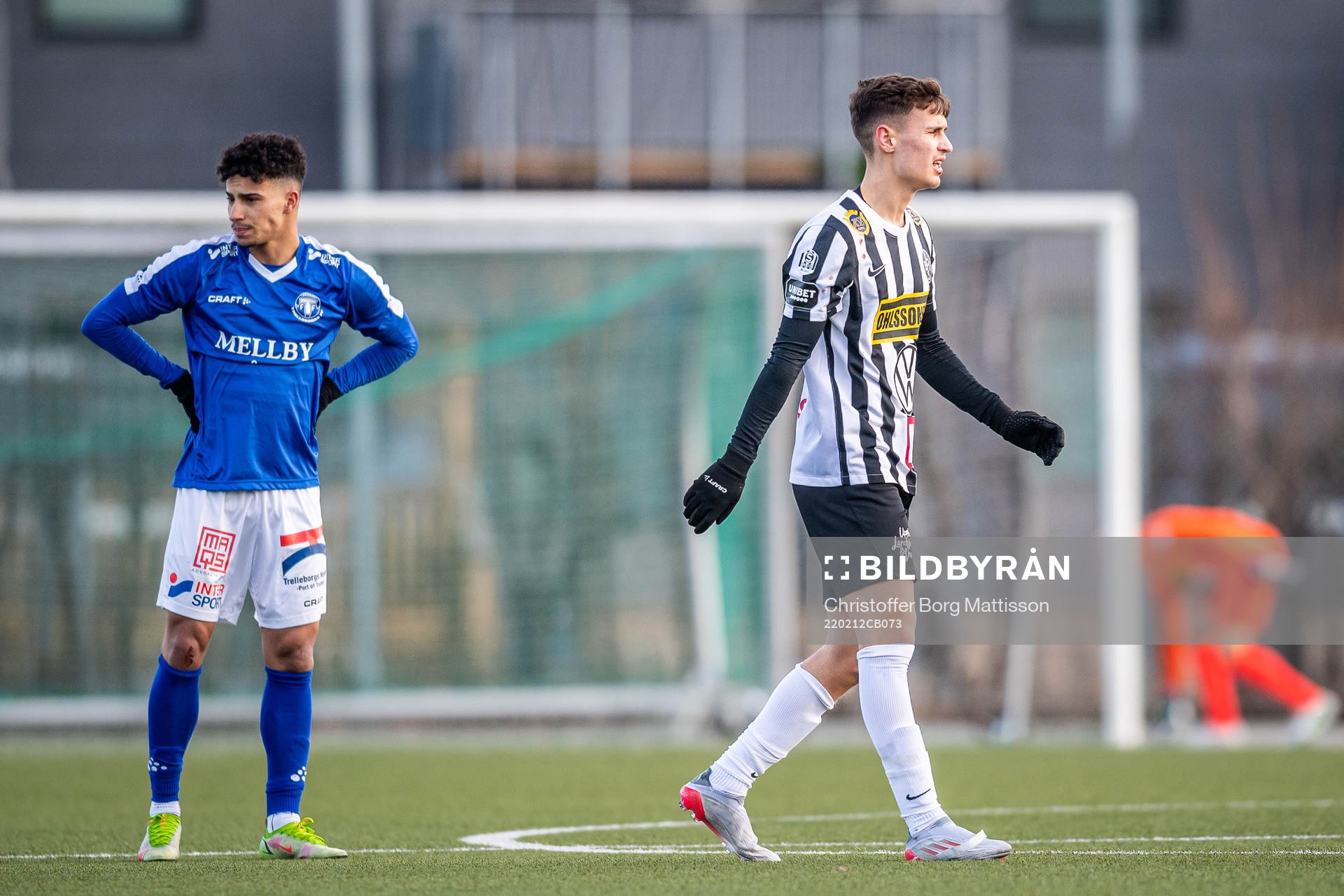 Trelleborgs Othmane Salama och Landskronas Camil Jebara